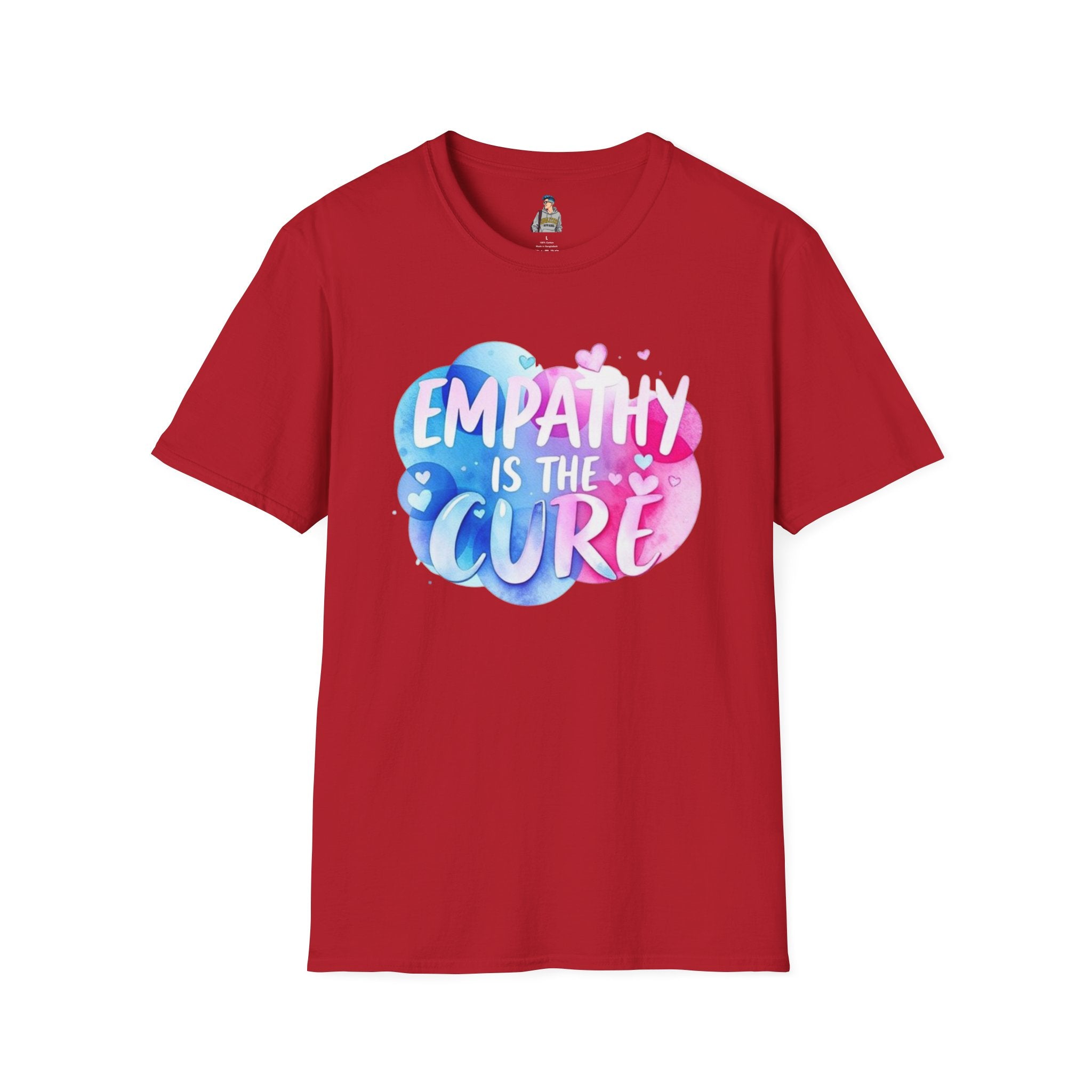 Empathy is the Cure Unisex Softstyle T-Shirt - Comfortable and Inspirational Tee for Everyday Wear - EqualiTees.Me