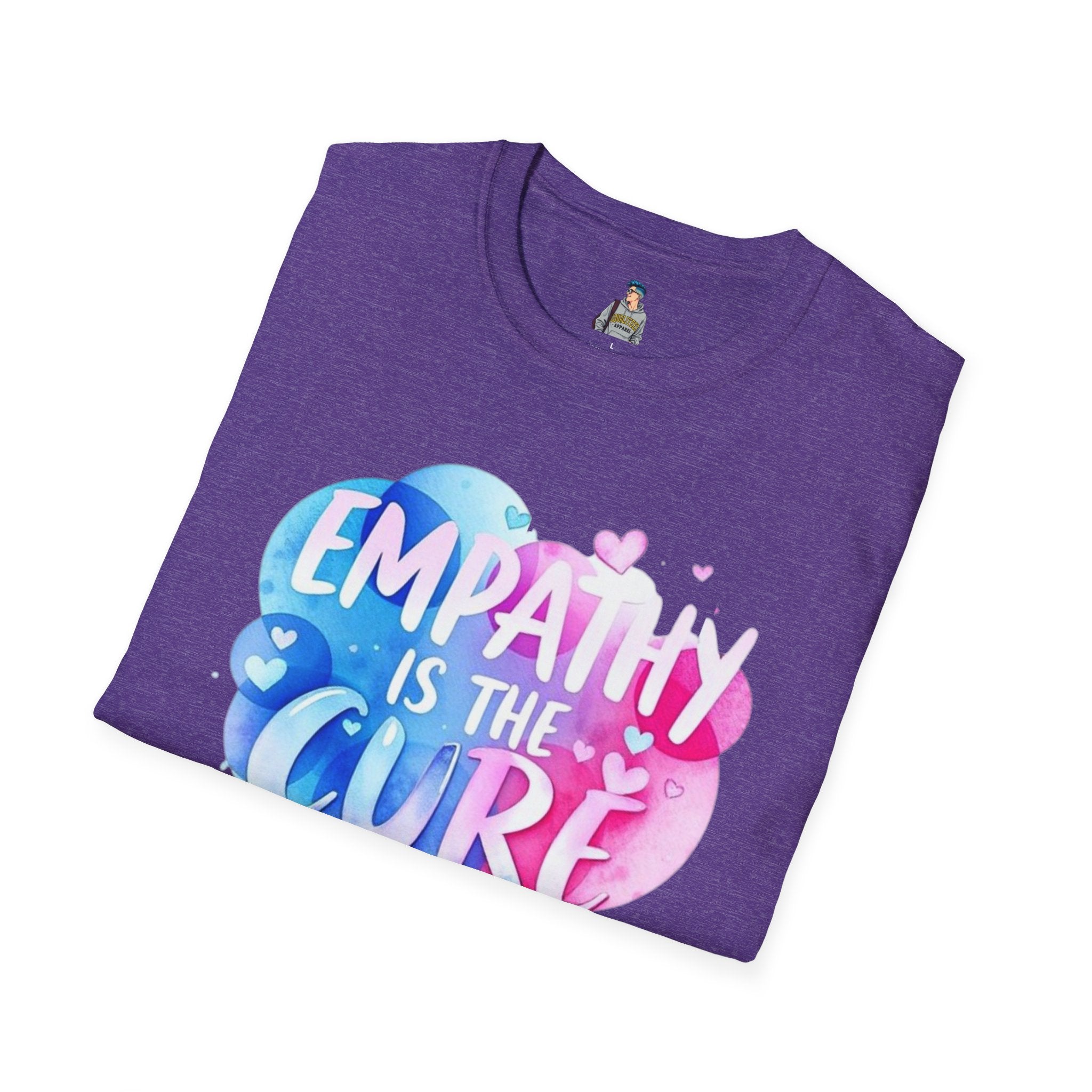 Empathy is the Cure Unisex Softstyle T-Shirt - Comfortable and Inspirational Tee for Everyday Wear - EqualiTees.Me