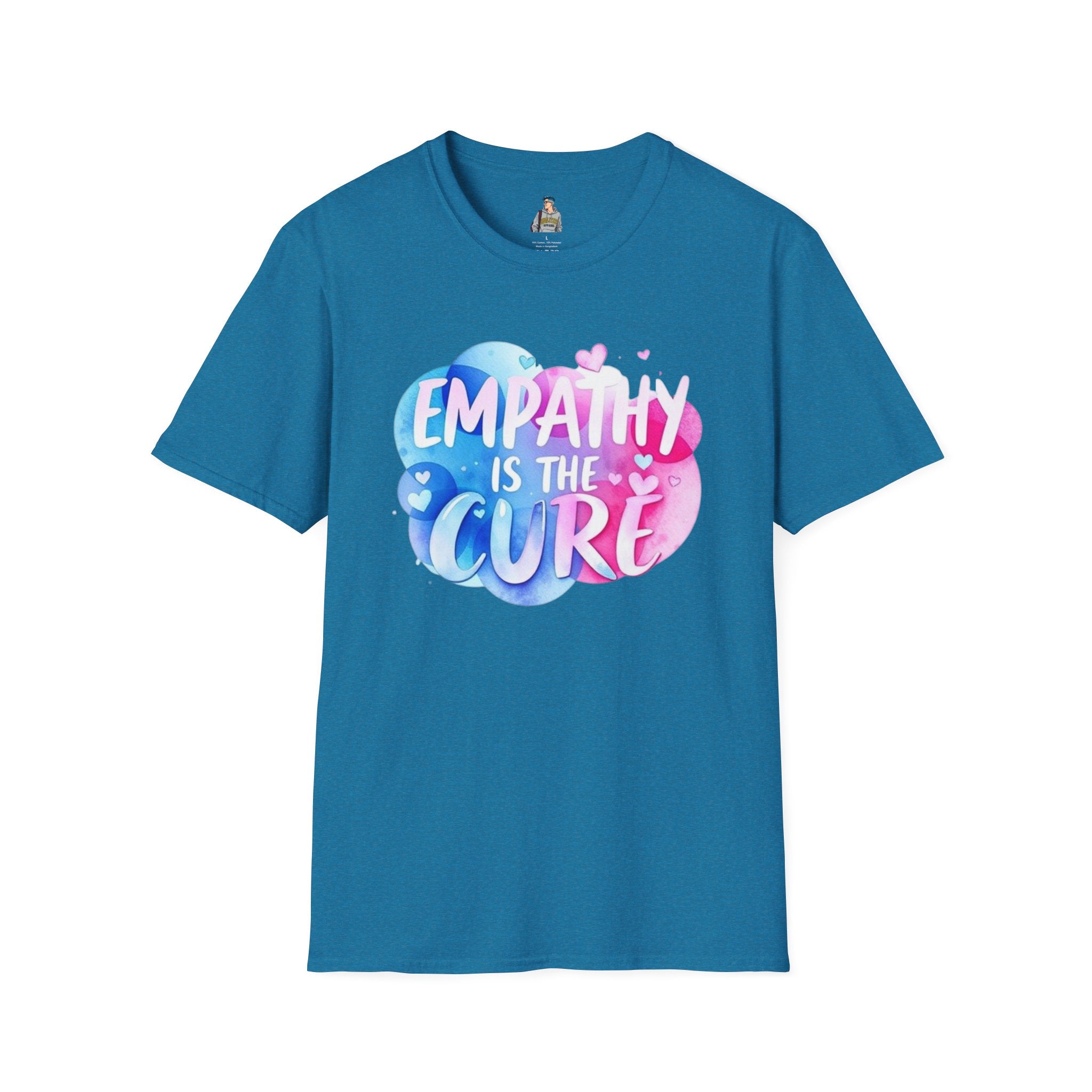 Empathy is the Cure Unisex Softstyle T-Shirt - Comfortable and Inspirational Tee for Everyday Wear - EqualiTees.Me