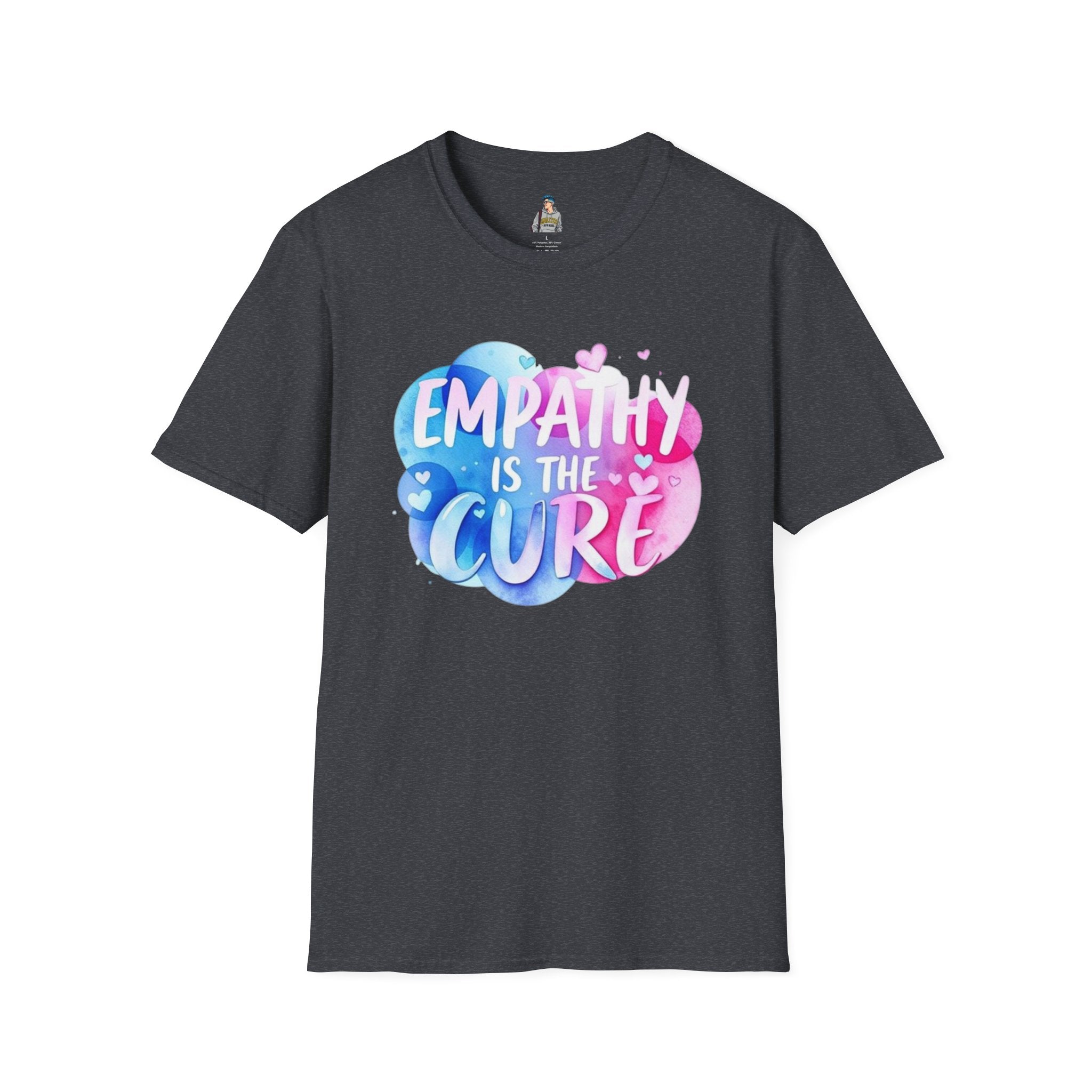 Empathy is the Cure Unisex Softstyle T-Shirt - Comfortable and Inspirational Tee for Everyday Wear - EqualiTees.Me