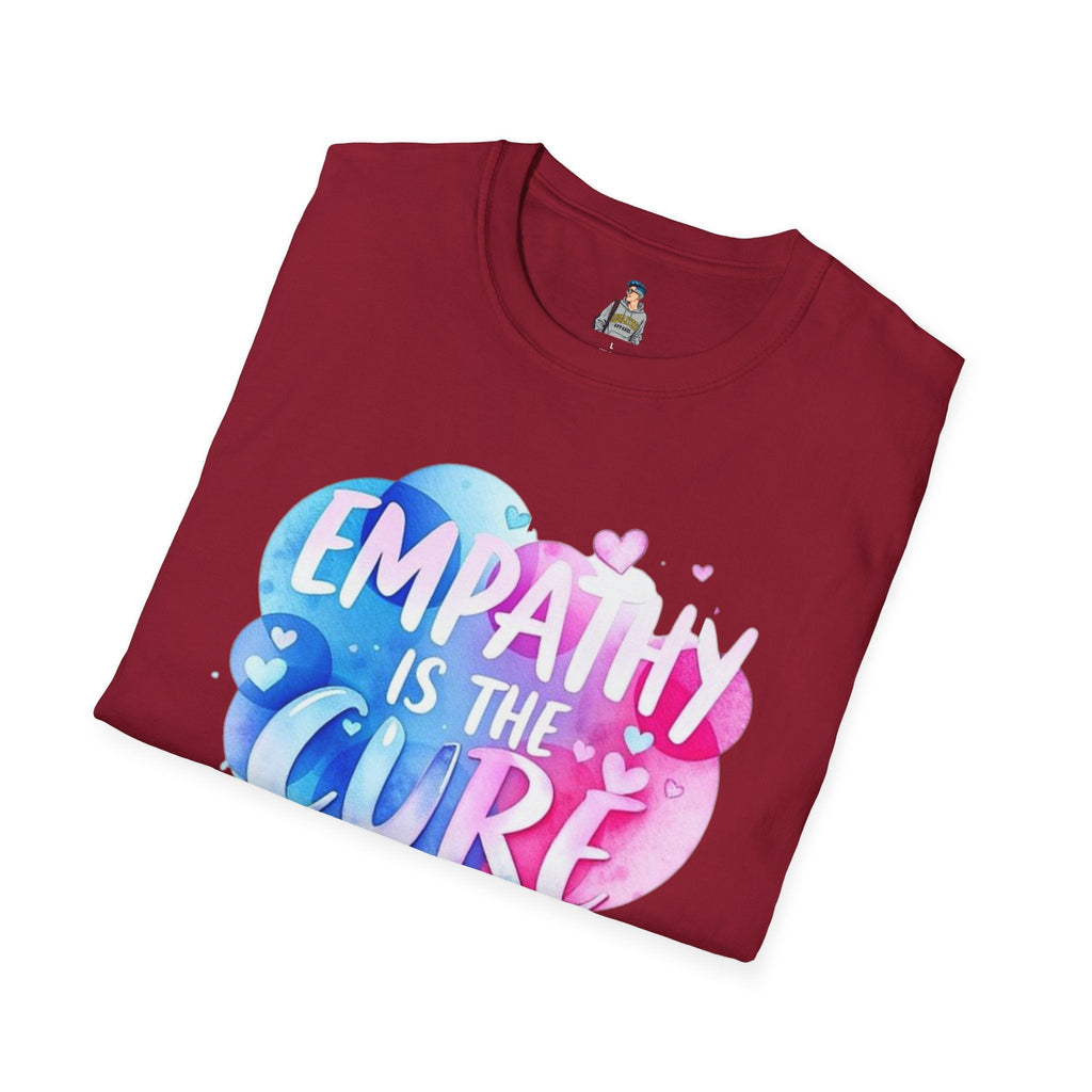Empathy is the Cure Unisex Softstyle T-Shirt - Comfortable and Inspirational Tee for Everyday Wear - EqualiTees.Me
