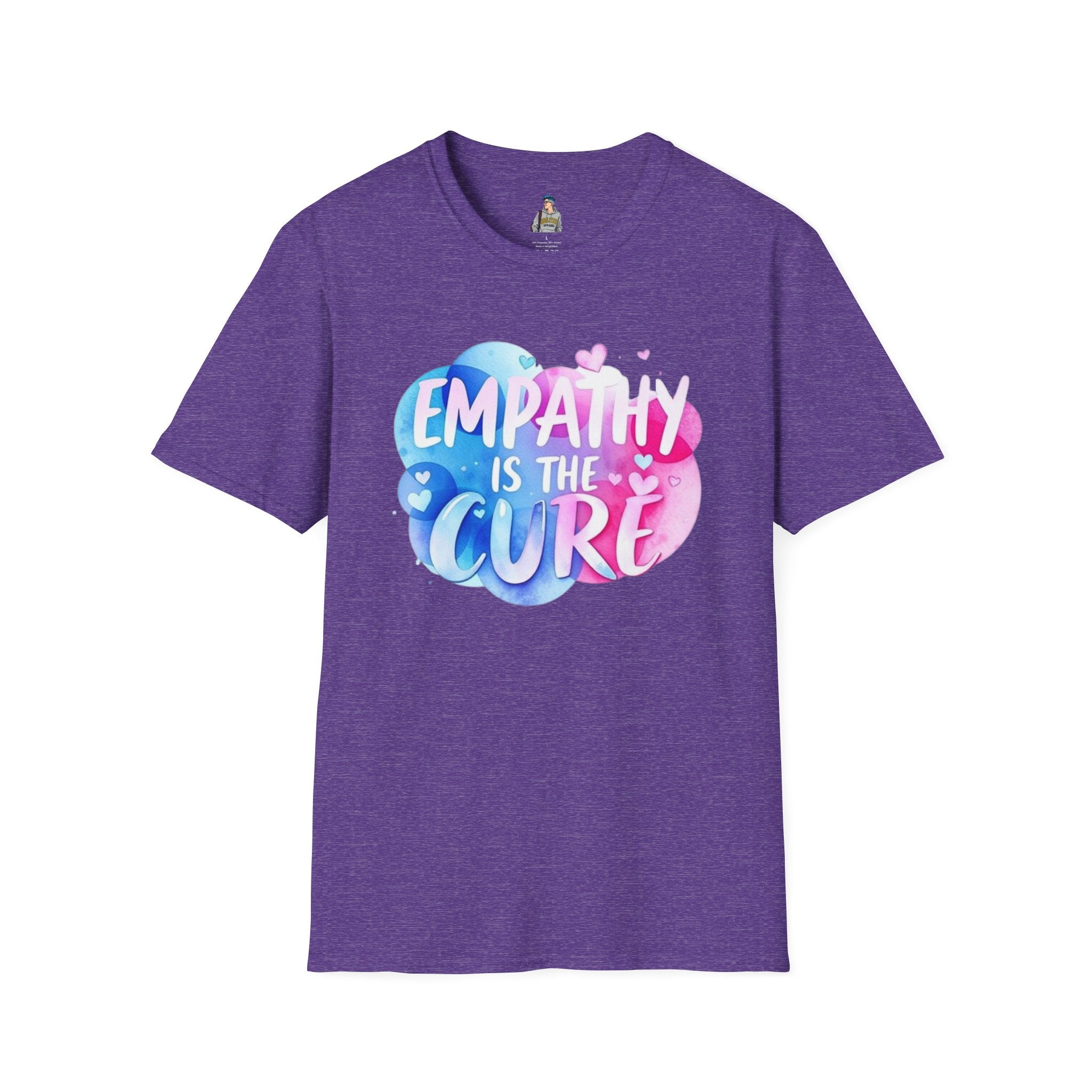 Empathy is the Cure Unisex Softstyle T-Shirt - Comfortable and Inspirational Tee for Everyday Wear - EqualiTees.Me