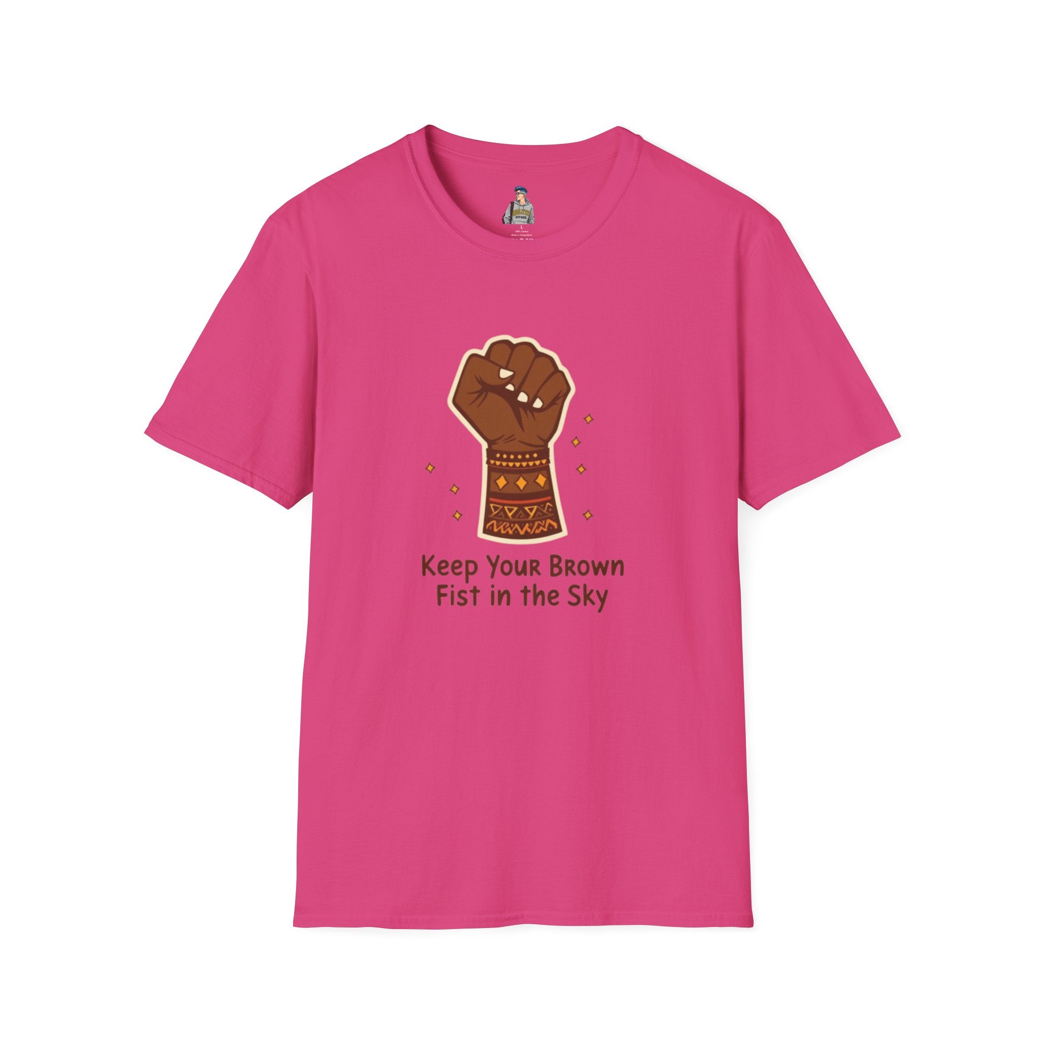 Empowering Keep Your Brown Fist in the Sky Unisex T-Shirt - EqualiTees.Me