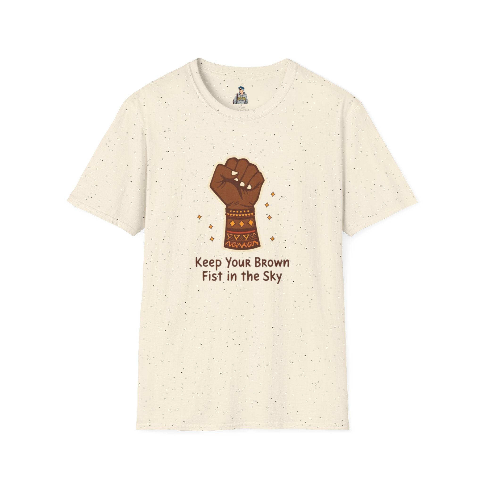 Empowering Keep Your Brown Fist in the Sky Unisex T-Shirt - EqualiTees.Me