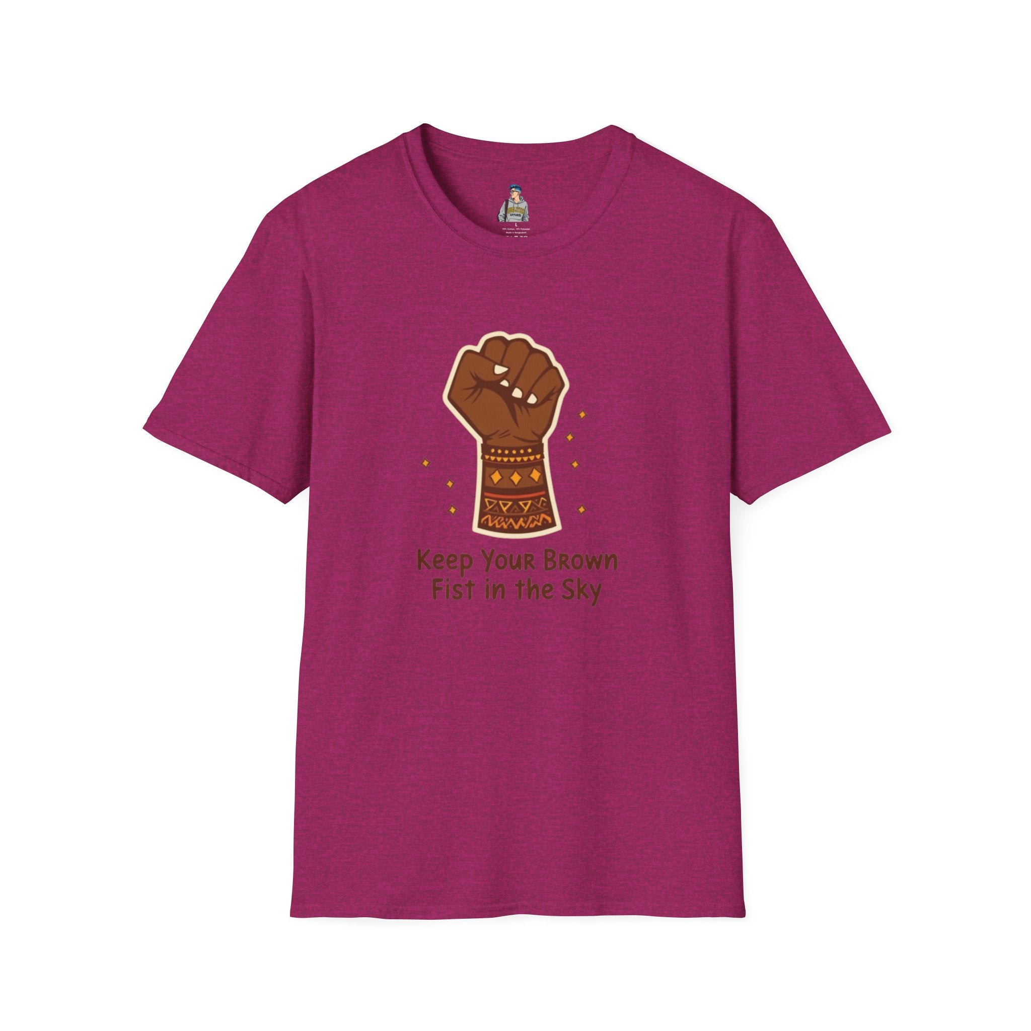 Empowering Keep Your Brown Fist in the Sky Unisex T-Shirt - EqualiTees.Me