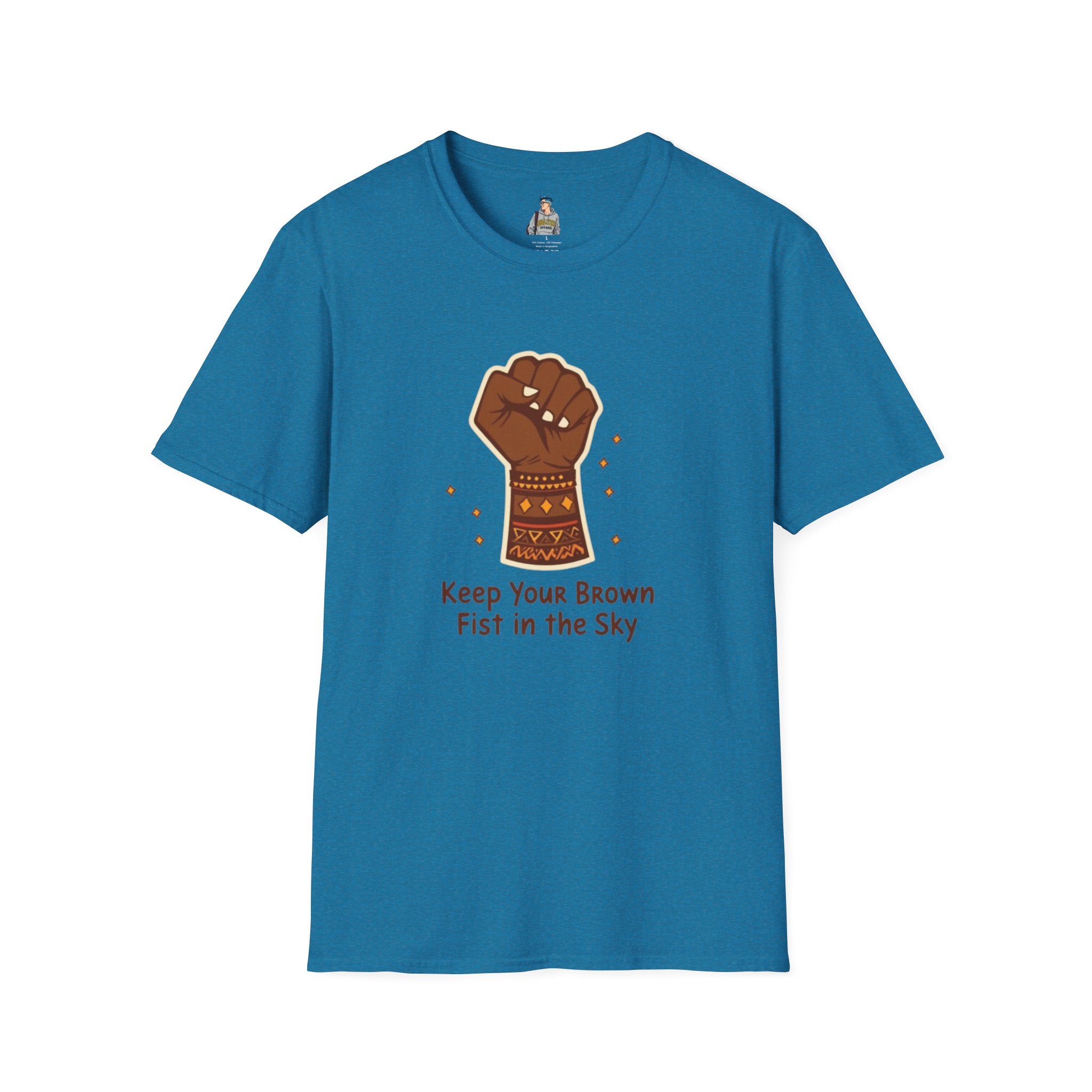 Empowering Keep Your Brown Fist in the Sky Unisex T-Shirt - EqualiTees.Me