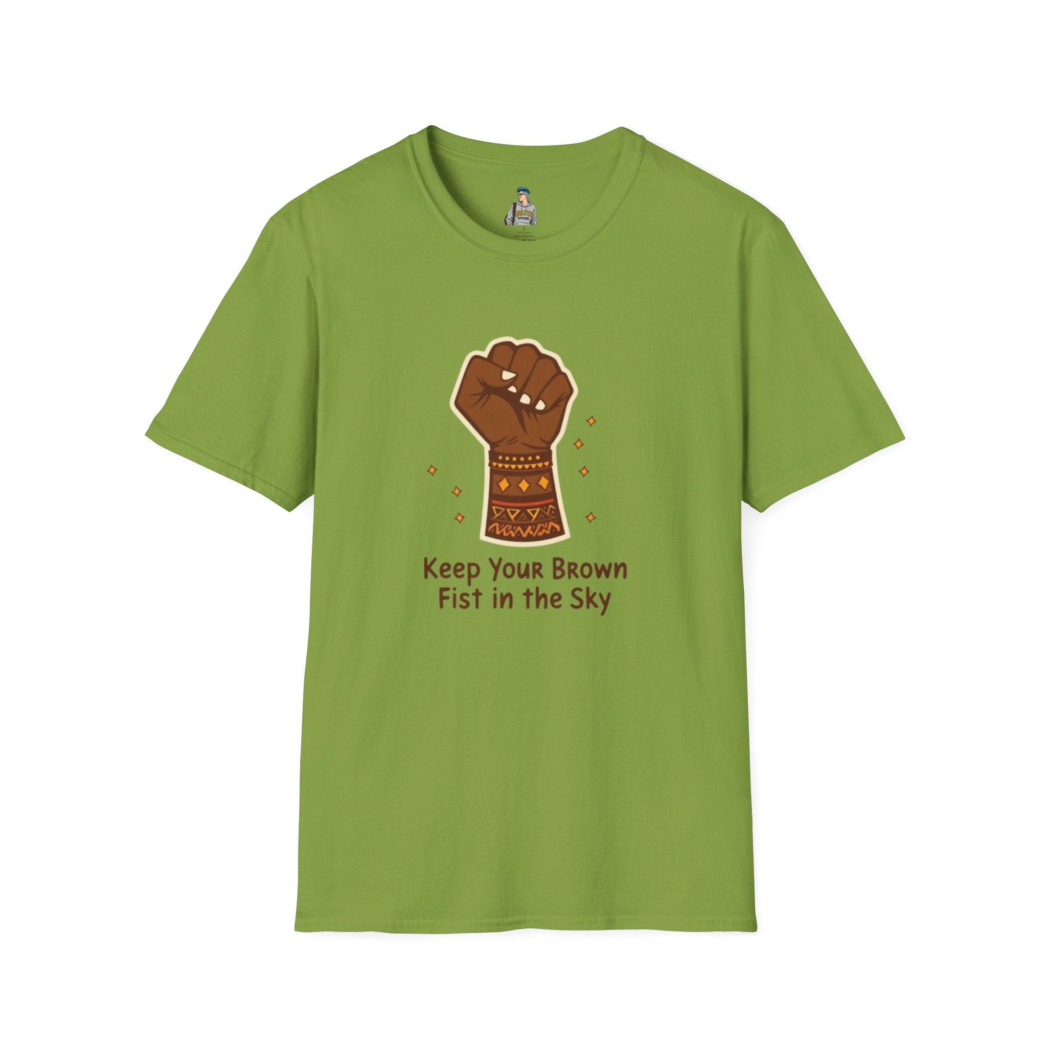 Empowering Keep Your Brown Fist in the Sky Unisex T-Shirt - EqualiTees.Me