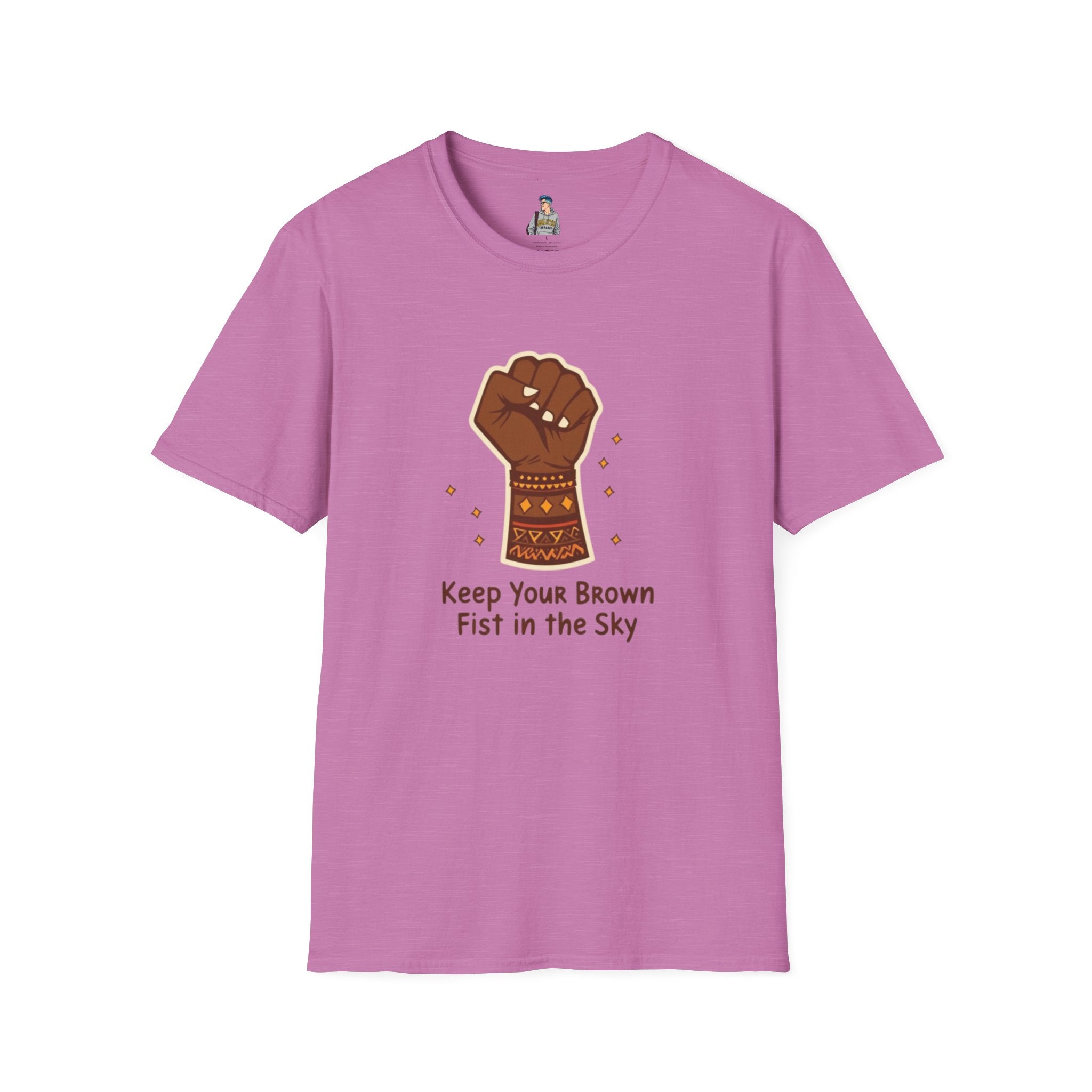 Empowering Keep Your Brown Fist in the Sky Unisex T-Shirt - EqualiTees.Me