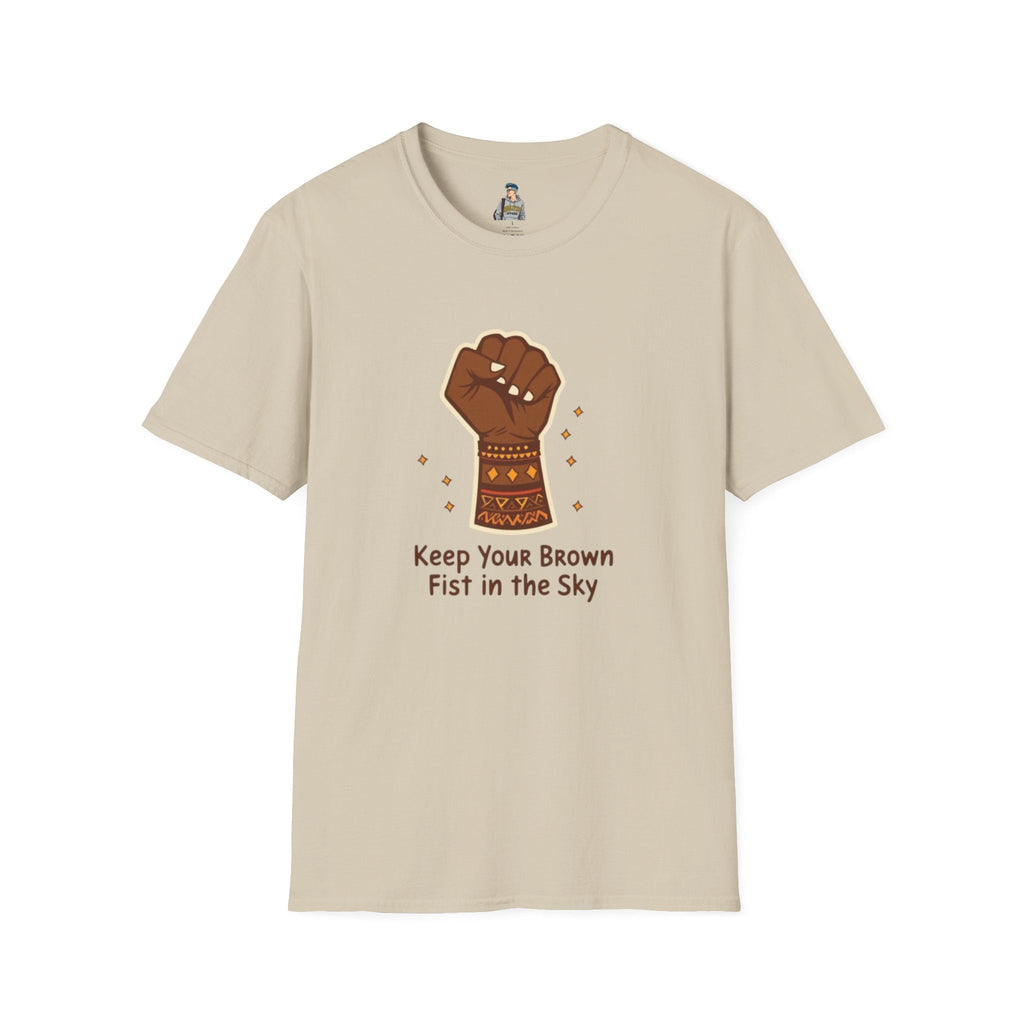 Empowering Keep Your Brown Fist in the Sky Unisex T-Shirt - EqualiTees.Me