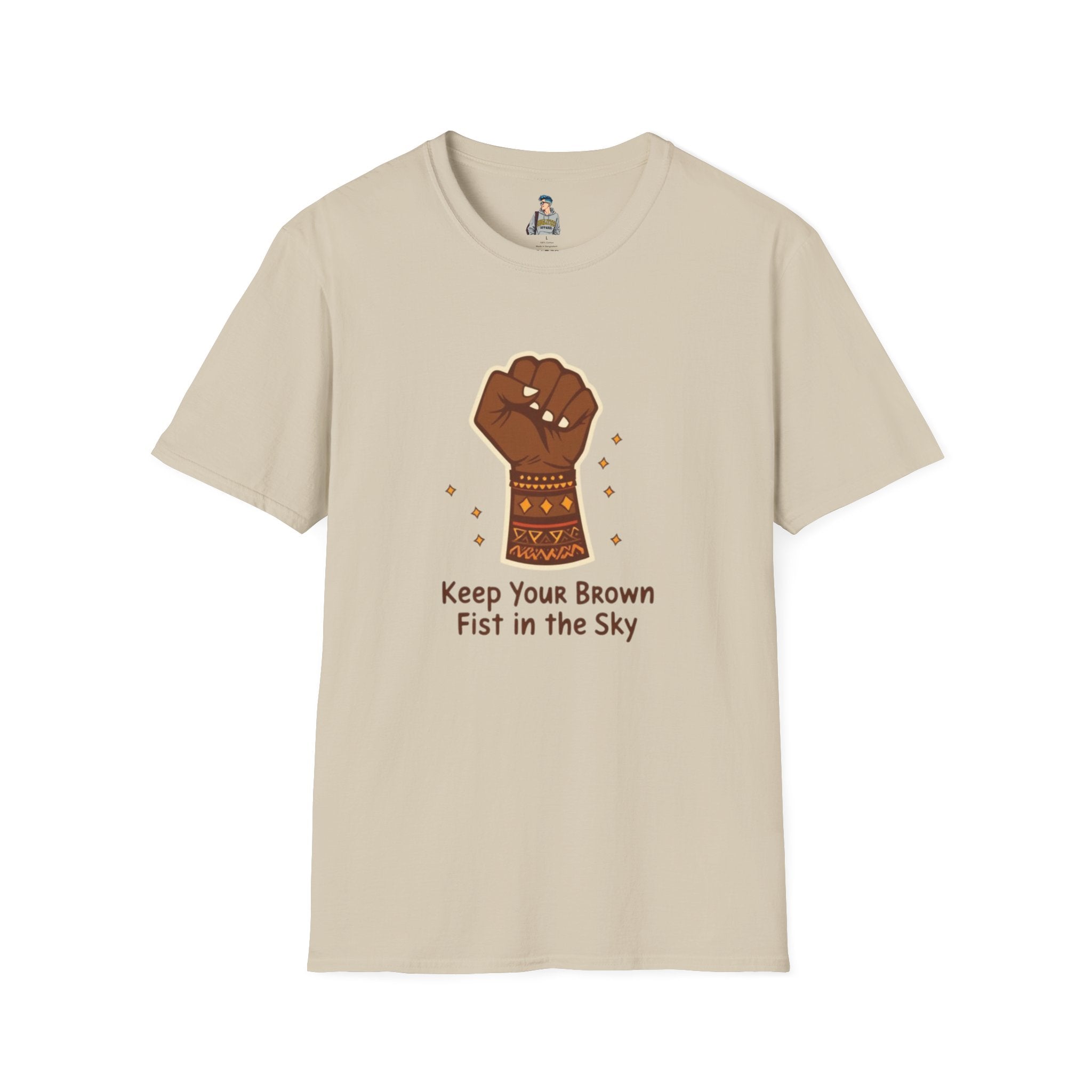 Empowering Keep Your Brown Fist in the Sky Unisex T-Shirt - EqualiTees.Me