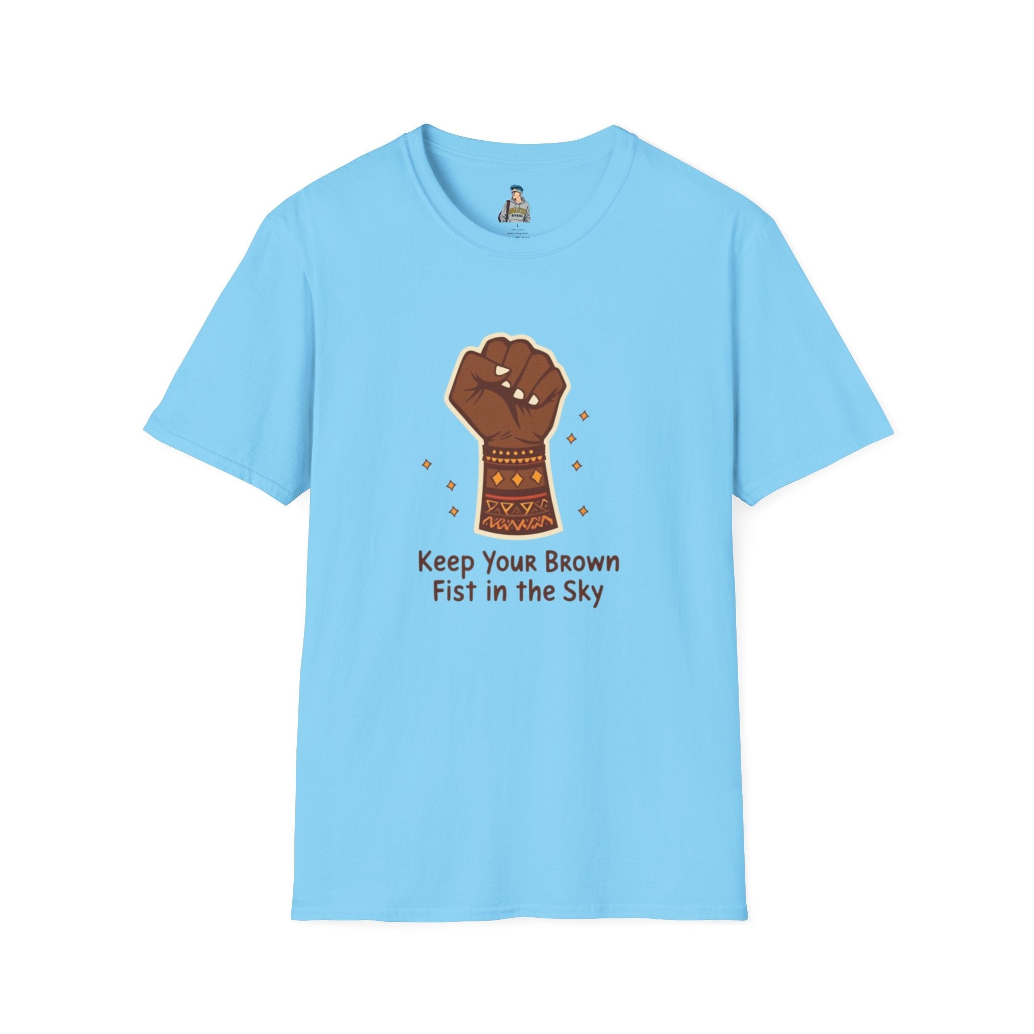Empowering Keep Your Brown Fist in the Sky Unisex T-Shirt - EqualiTees.Me