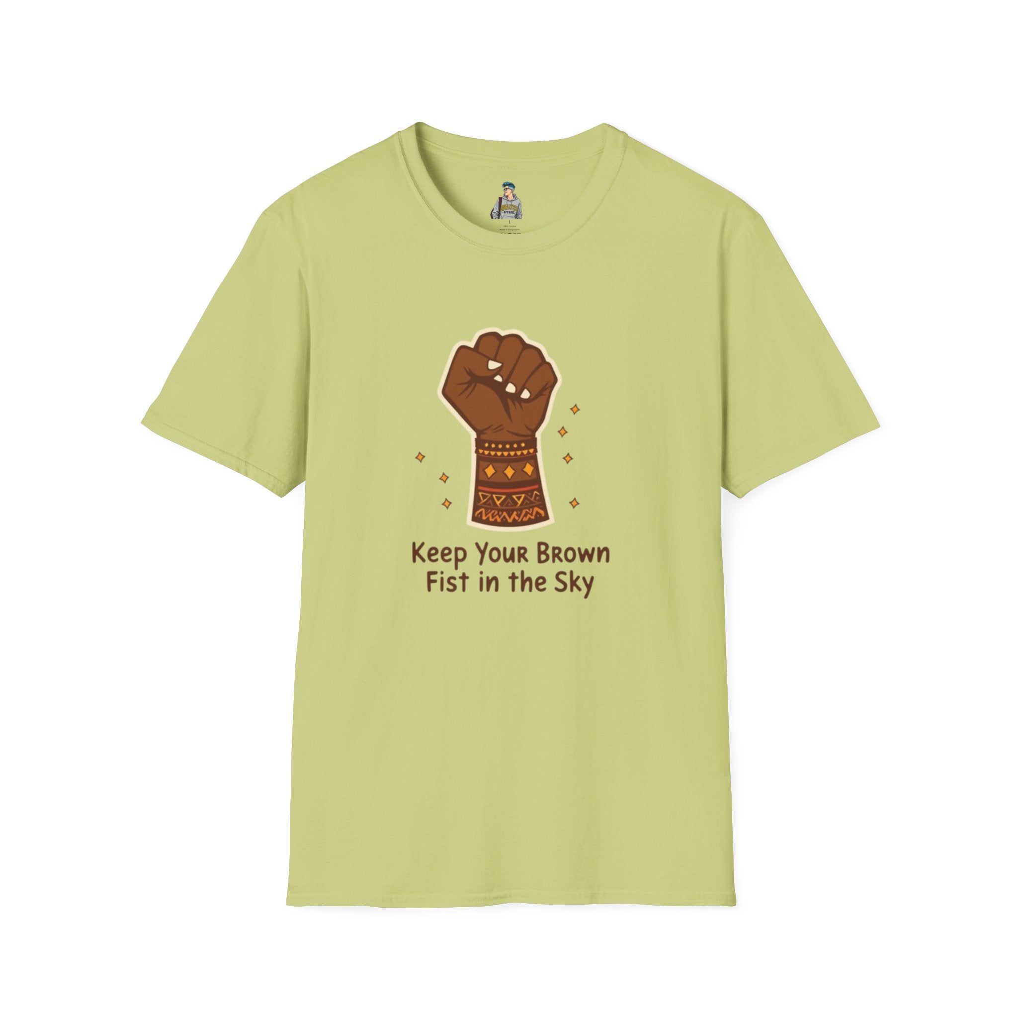 Empowering Keep Your Brown Fist in the Sky Unisex T-Shirt - EqualiTees.Me
