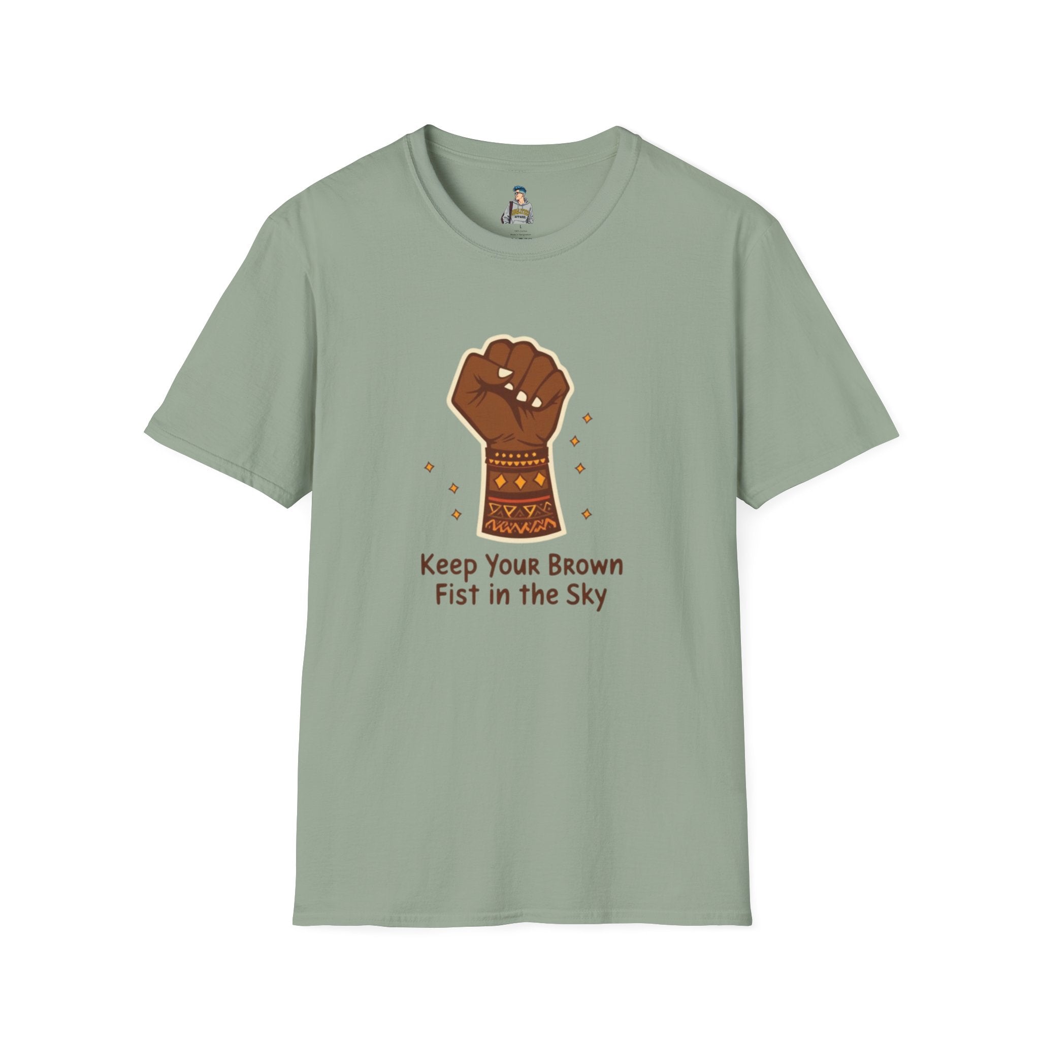 Empowering Keep Your Brown Fist in the Sky Unisex T-Shirt - EqualiTees.Me