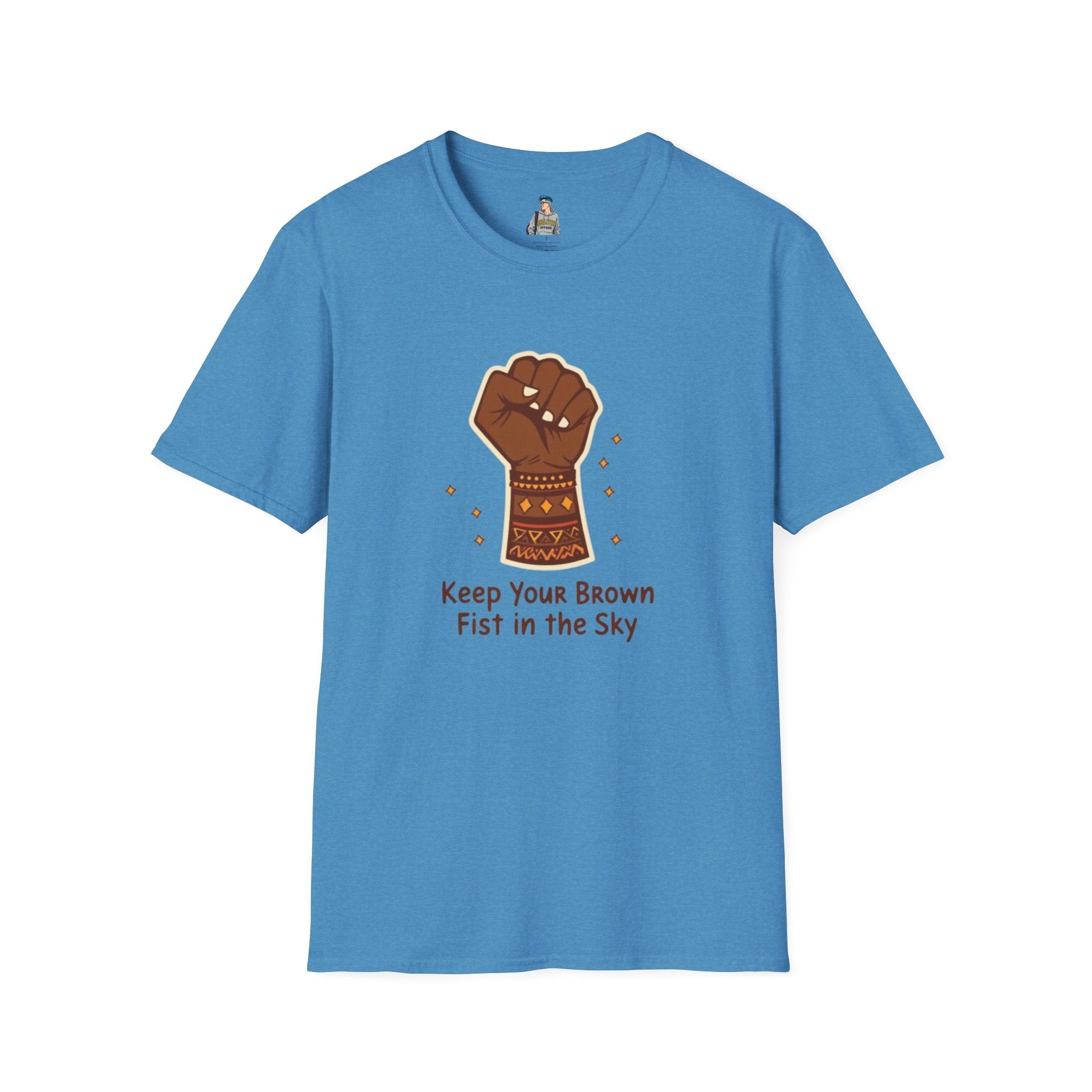 Empowering Keep Your Brown Fist in the Sky Unisex T-Shirt - EqualiTees.Me