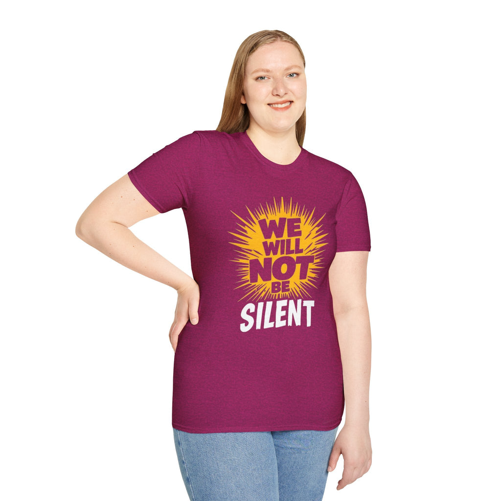 Empowerment Graphic Tee - We Will Not Be Silent | Unisex Softstyle T-Shirt - EqualiTees.Me