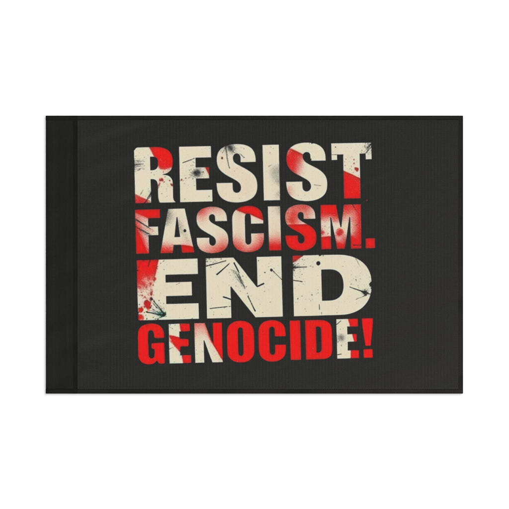 End Genocide - Protest Flag - EqualiTees.Me