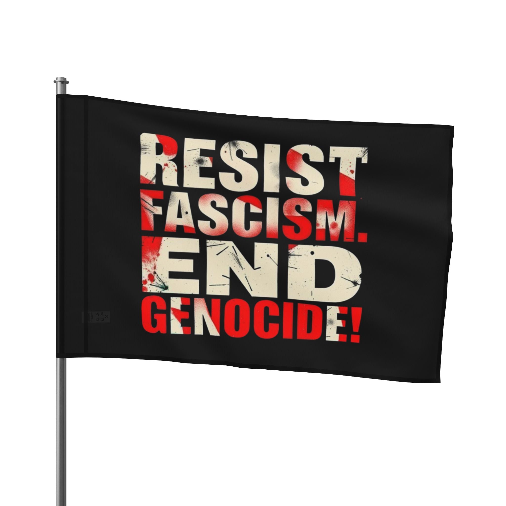 End Genocide - Protest Flag - EqualiTees.Me