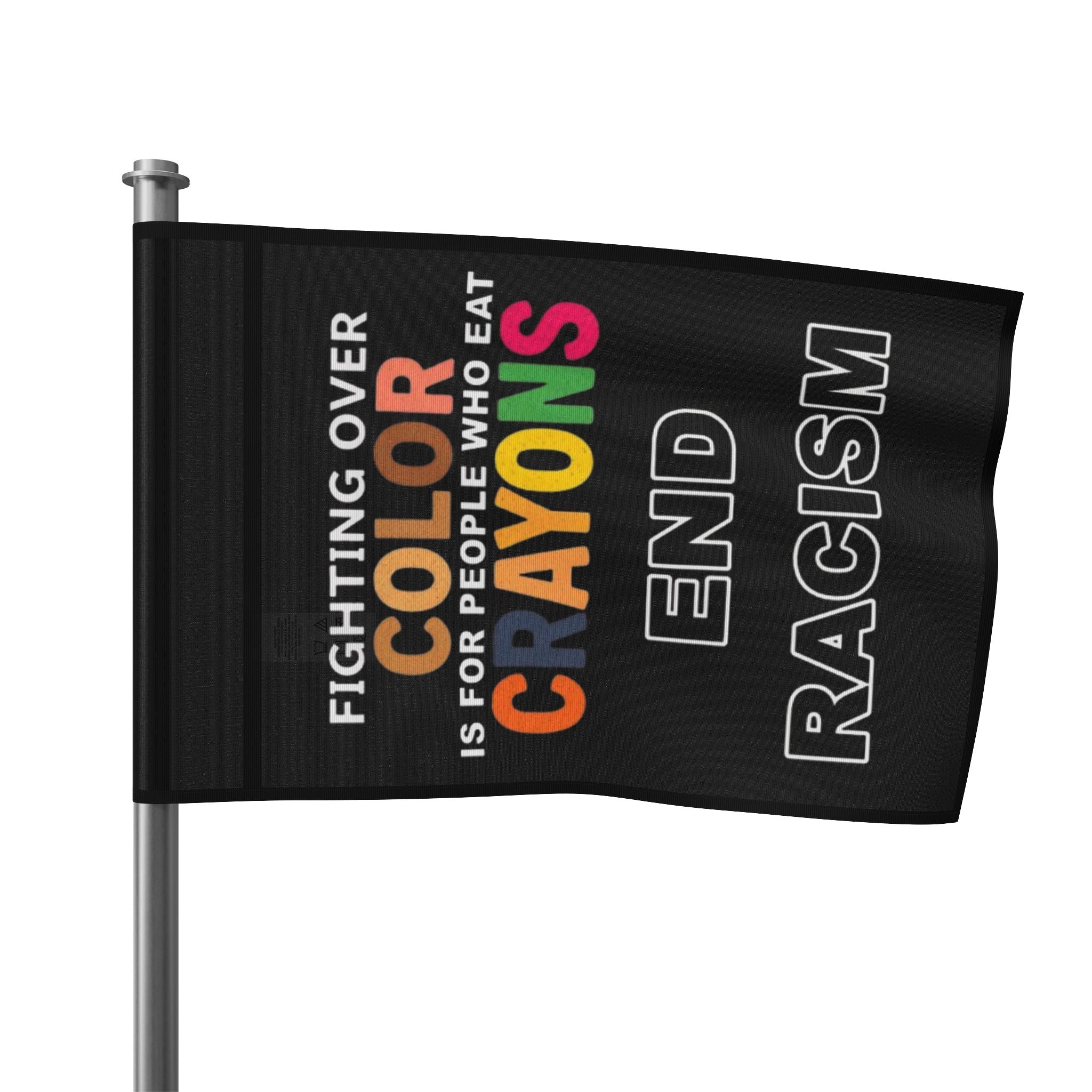 End Racism - Protest Flag - EqualiTees.Me