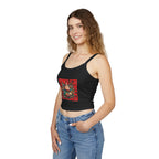 Fierce Female Floral Spaghetti Strap Tank Top - EqualiTees.Me