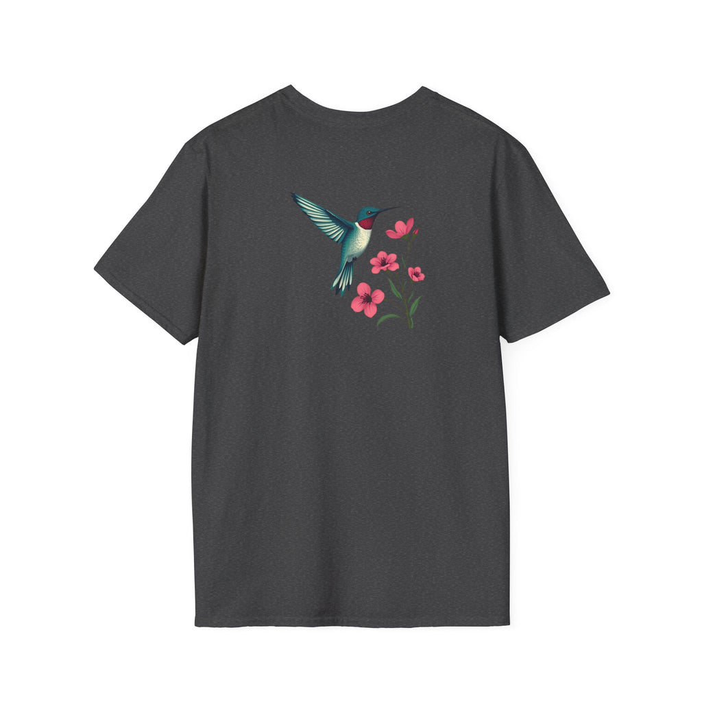 Floral Hummingbird T-Shirt - EqualiTees.Me