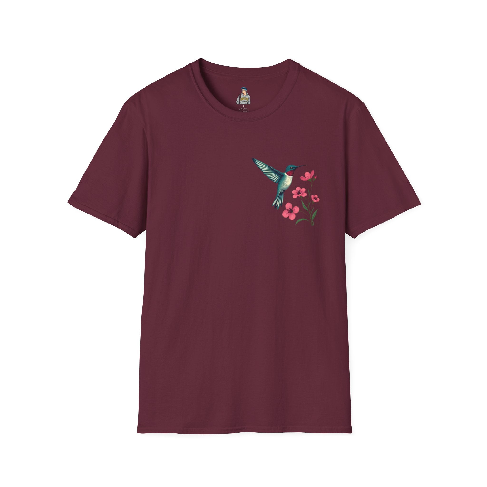 Floral Hummingbird T-Shirt - EqualiTees.Me