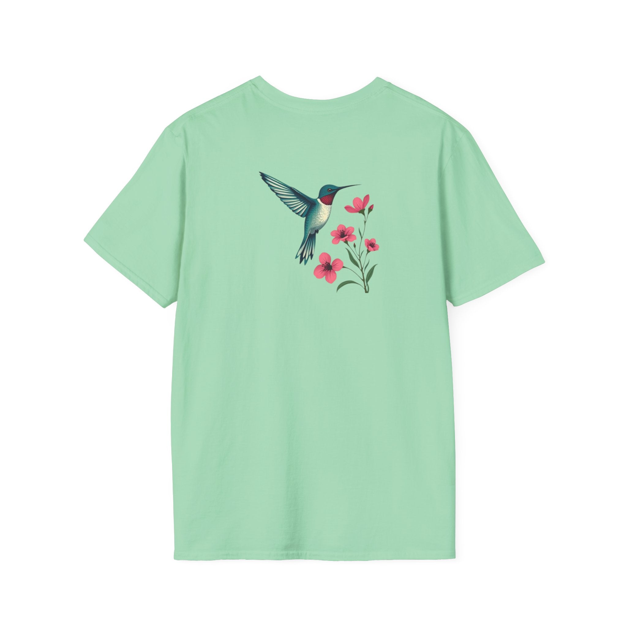 Floral Hummingbird T-Shirt - EqualiTees.Me