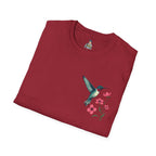 Floral Hummingbird T-Shirt - EqualiTees.Me