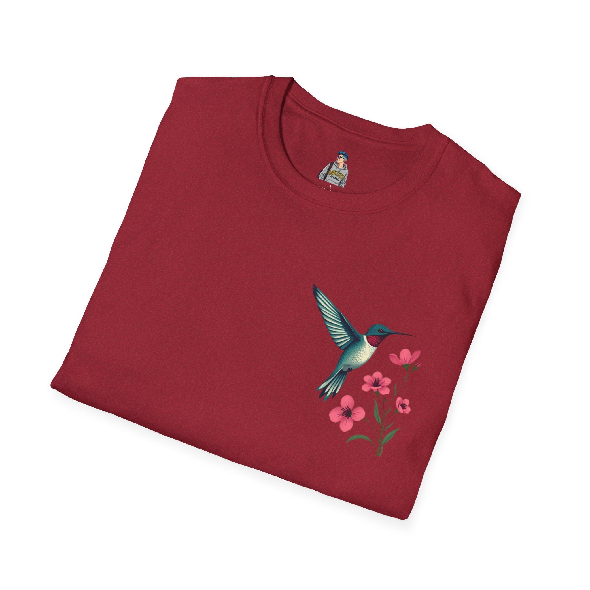 Floral Hummingbird T-Shirt - EqualiTees.Me