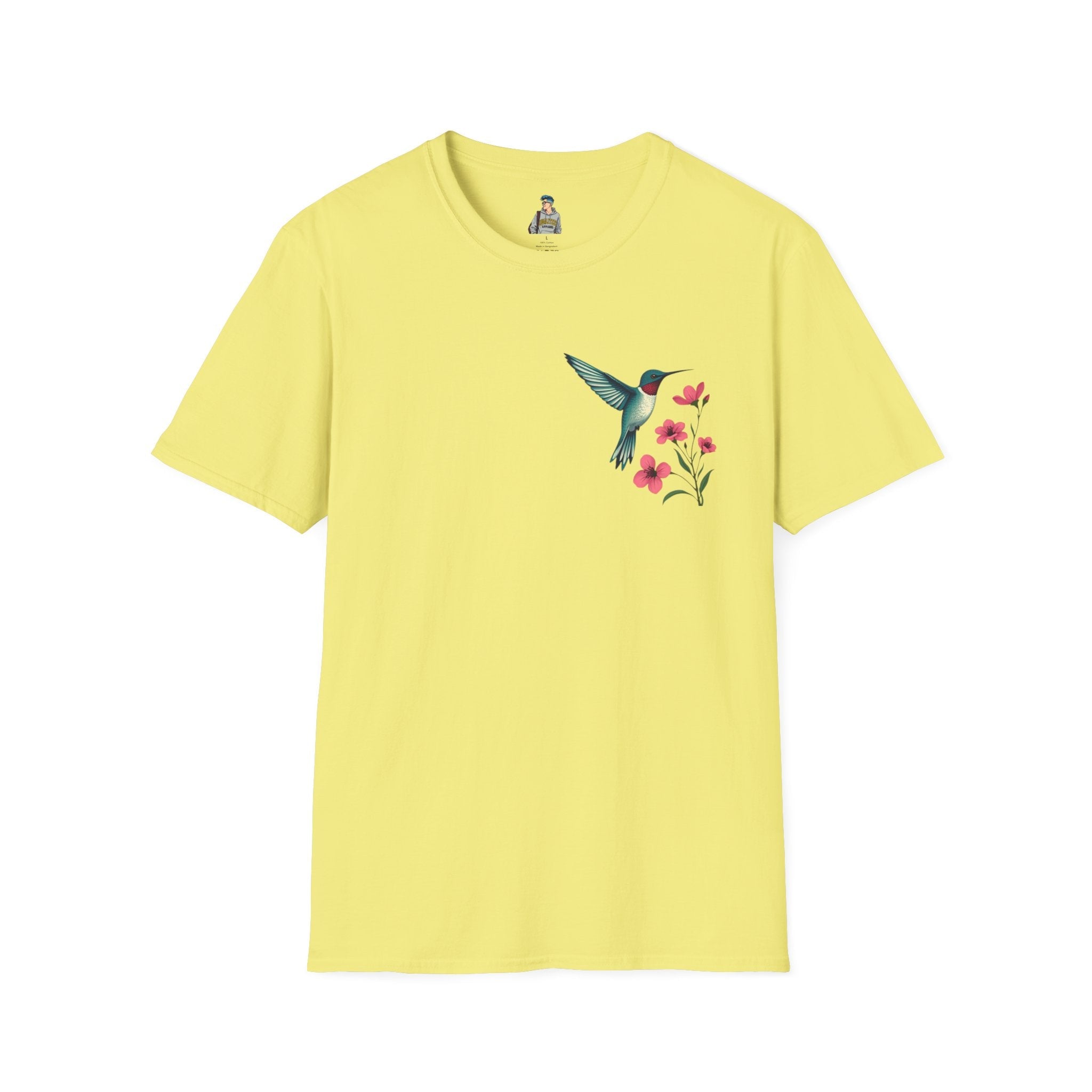 Floral Hummingbird T-Shirt - EqualiTees.Me