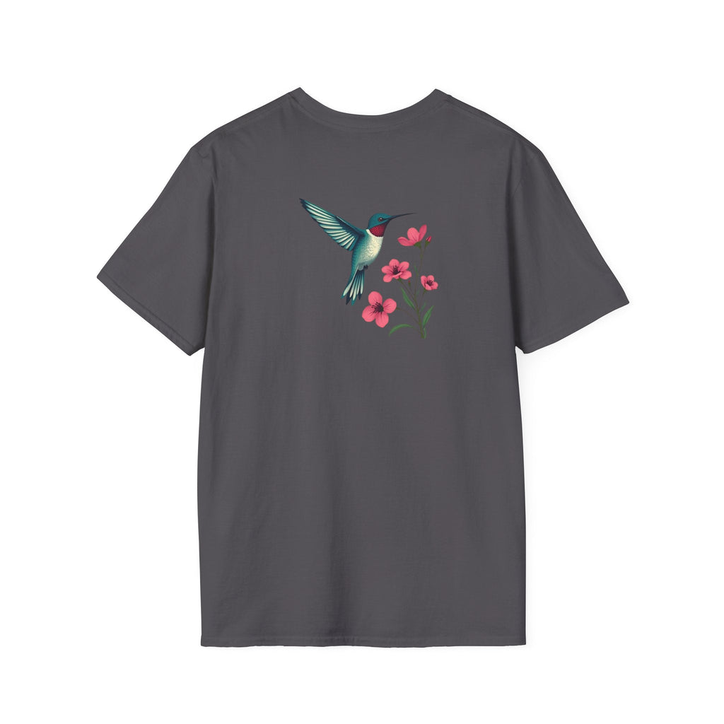 Floral Hummingbird T-Shirt - EqualiTees.Me