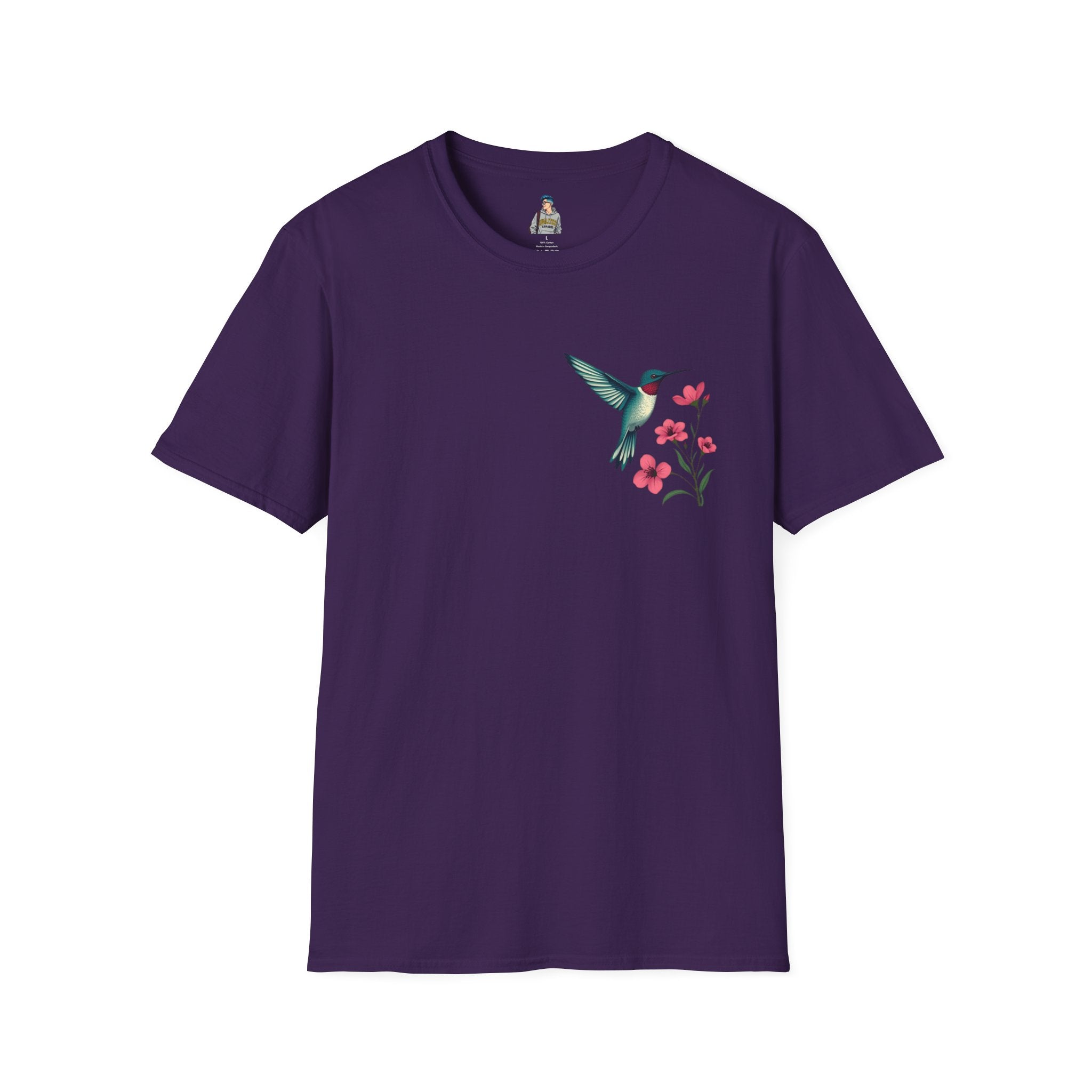 Floral Hummingbird T-Shirt - EqualiTees.Me