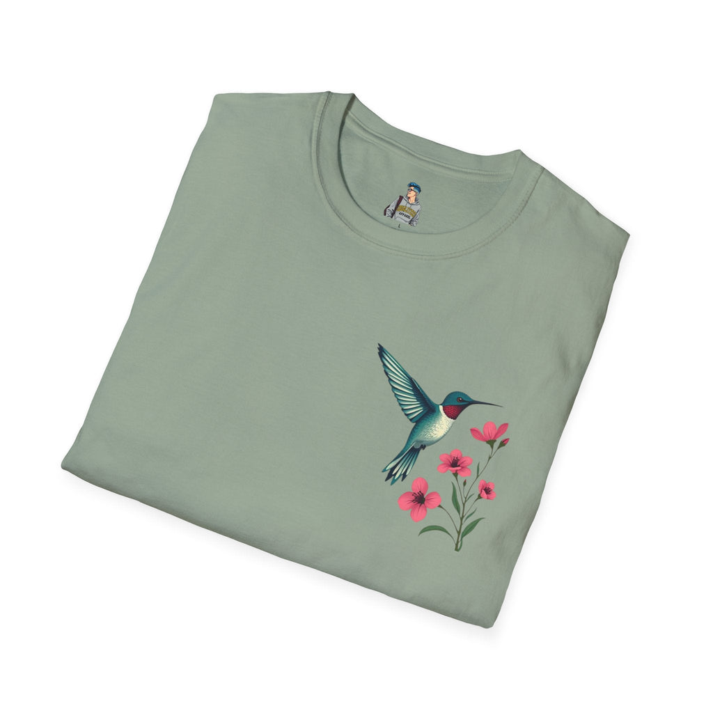 Floral Hummingbird T-Shirt - EqualiTees.Me