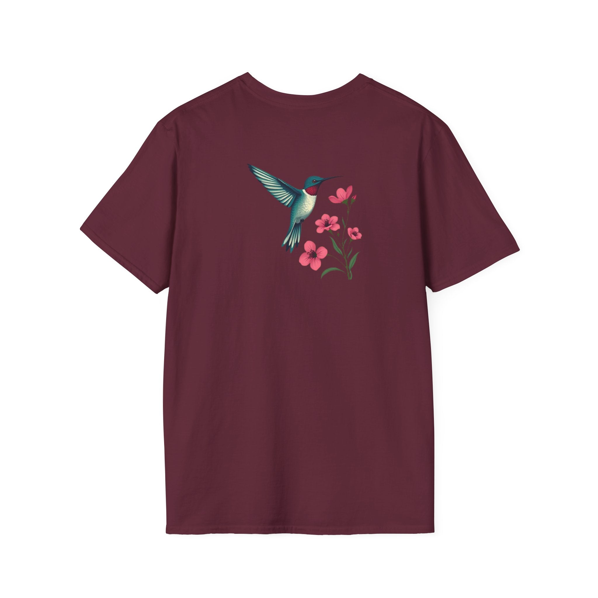 Floral Hummingbird T-Shirt - EqualiTees.Me