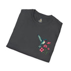 Floral Hummingbird T-Shirt - EqualiTees.Me