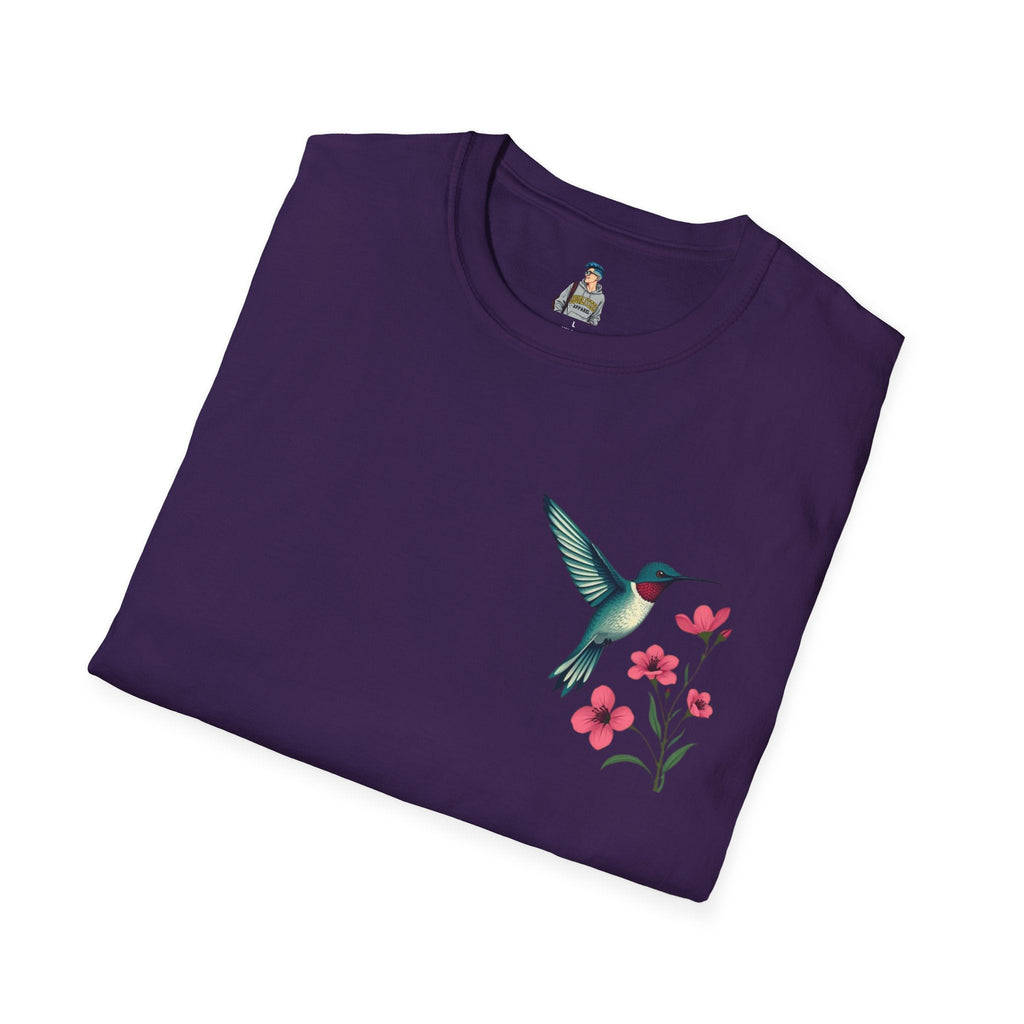 Floral Hummingbird T-Shirt - EqualiTees.Me