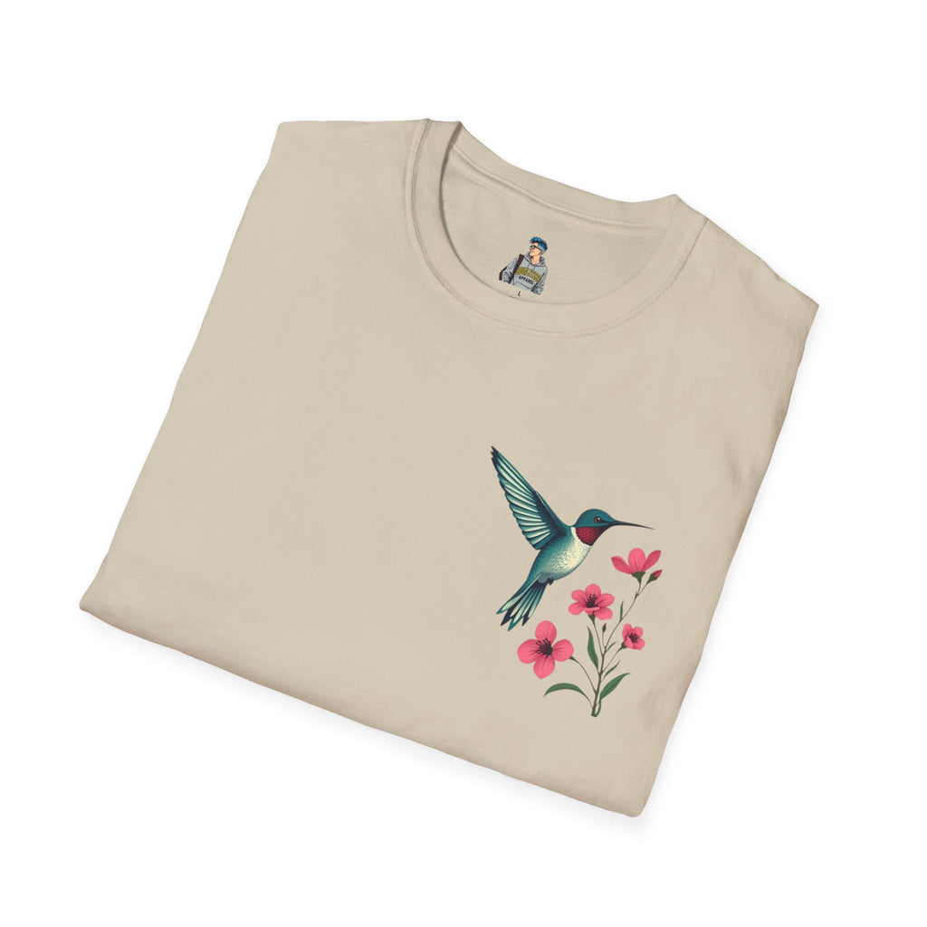 Floral Hummingbird T-Shirt - EqualiTees.Me