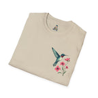 Floral Hummingbird T-Shirt - EqualiTees.Me