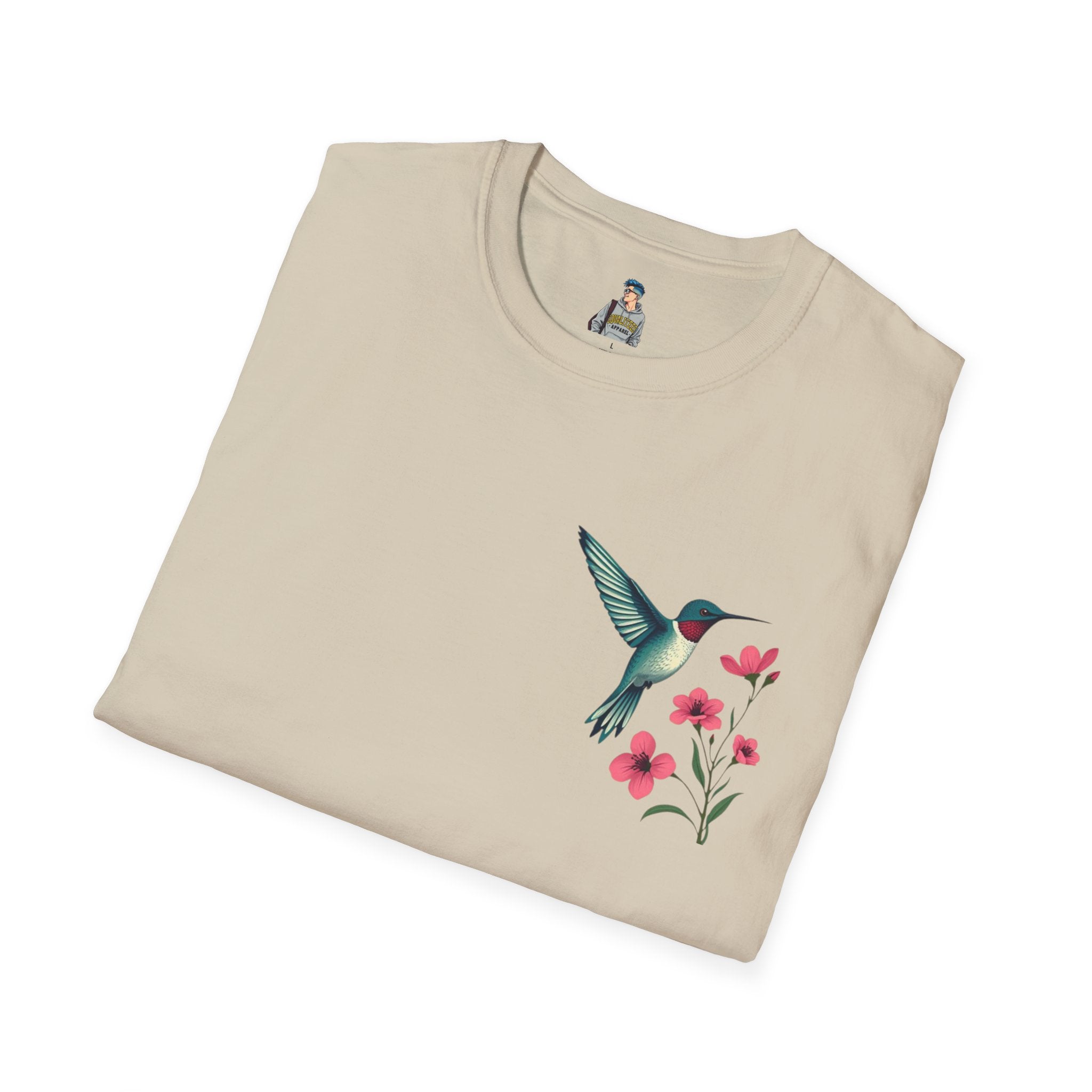 Floral Hummingbird T-Shirt - EqualiTees.Me
