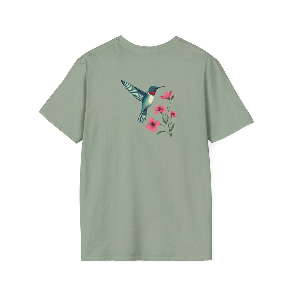Floral Hummingbird T-Shirt - EqualiTees.Me