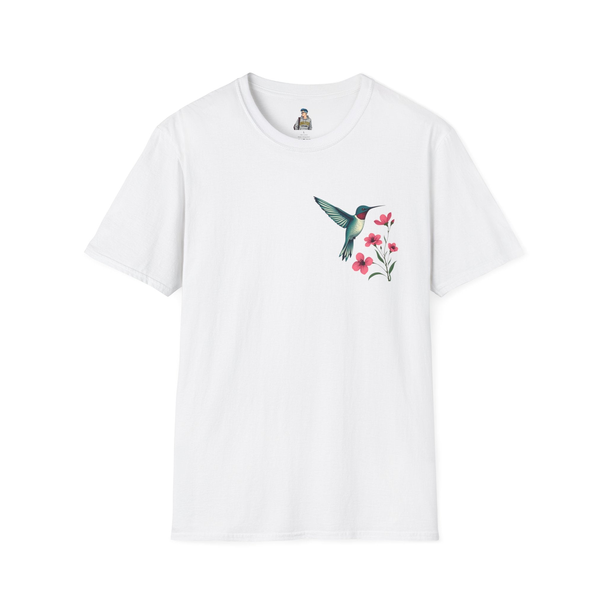 Floral Hummingbird T-Shirt - EqualiTees.Me