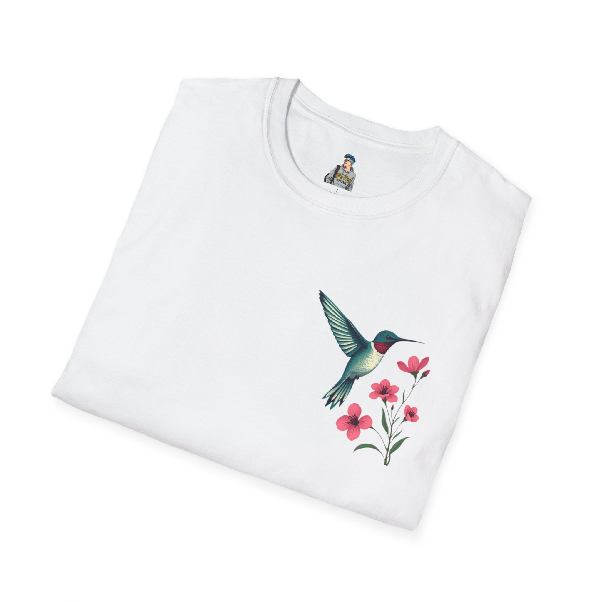 Floral Hummingbird T-Shirt - EqualiTees.Me
