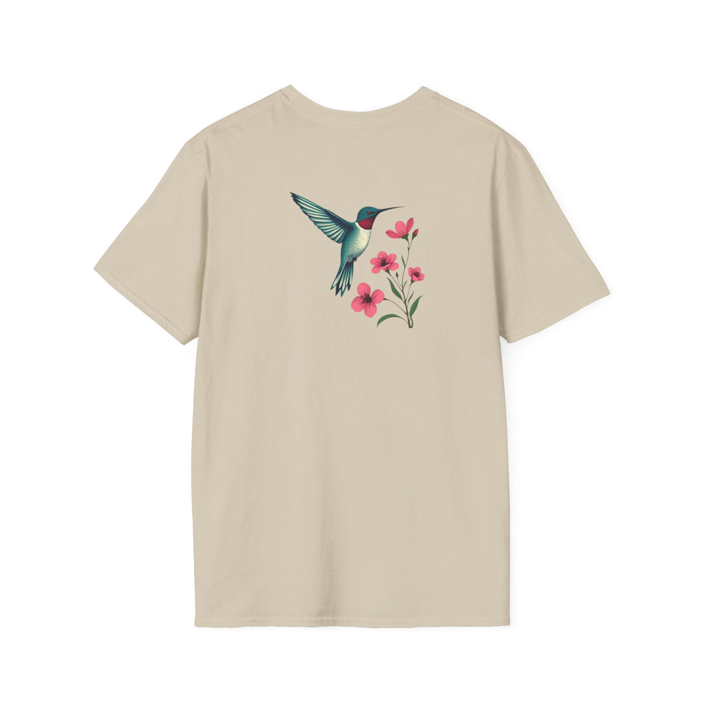 Floral Hummingbird T-Shirt - EqualiTees.Me