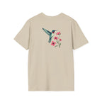 Floral Hummingbird T-Shirt - EqualiTees.Me