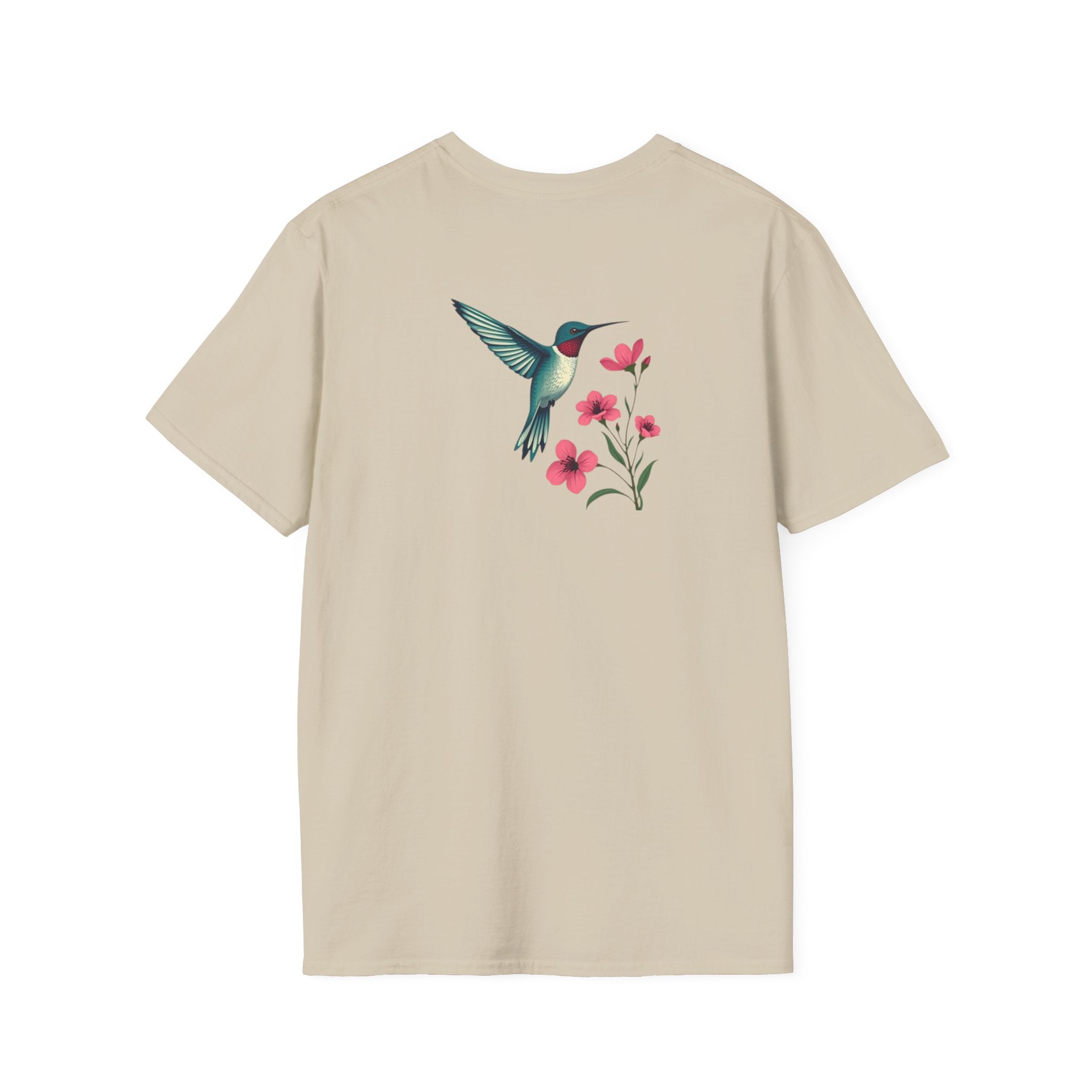 Floral Hummingbird T-Shirt - EqualiTees.Me