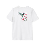 Floral Hummingbird T-Shirt - EqualiTees.Me