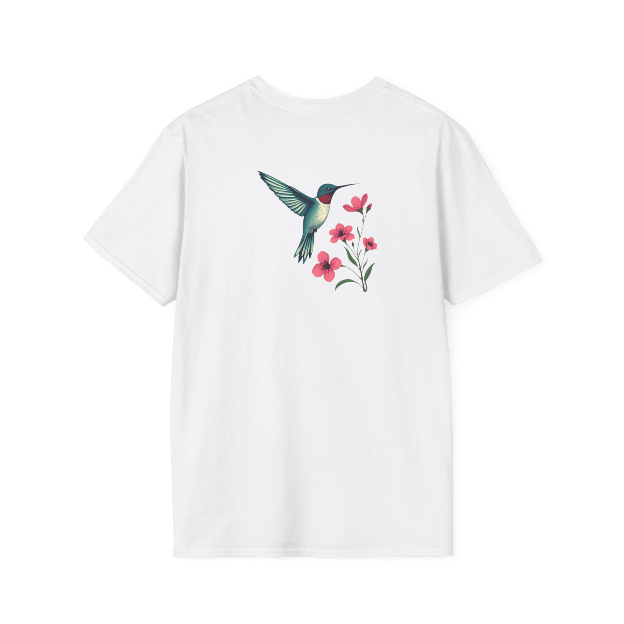 Floral Hummingbird T-Shirt - EqualiTees.Me