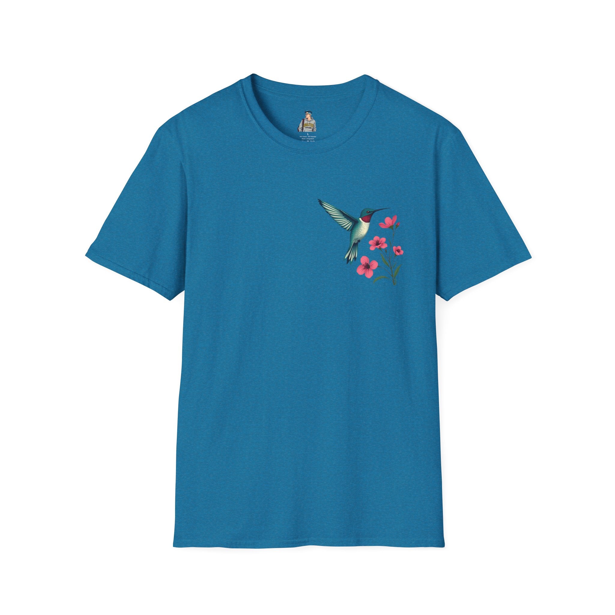 Floral Hummingbird T-Shirt - EqualiTees.Me