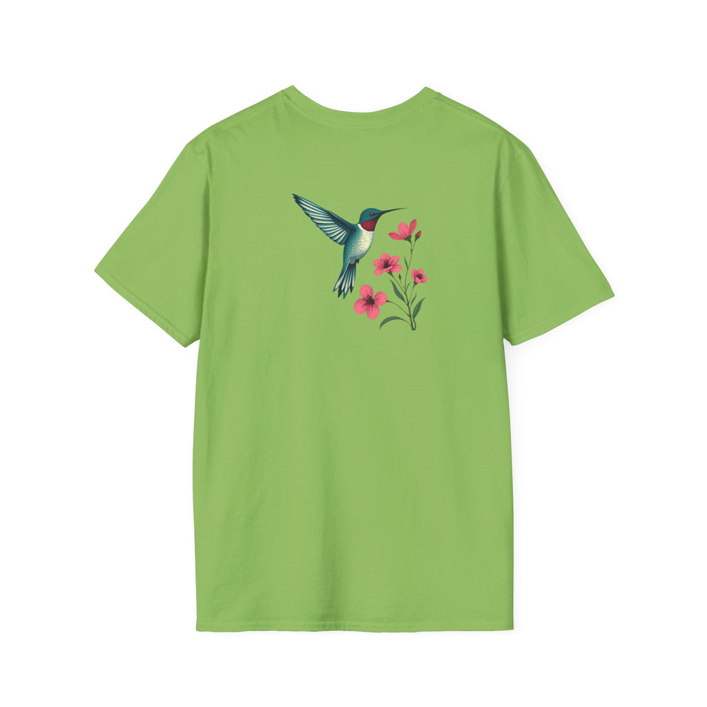 Floral Hummingbird T-Shirt - EqualiTees.Me