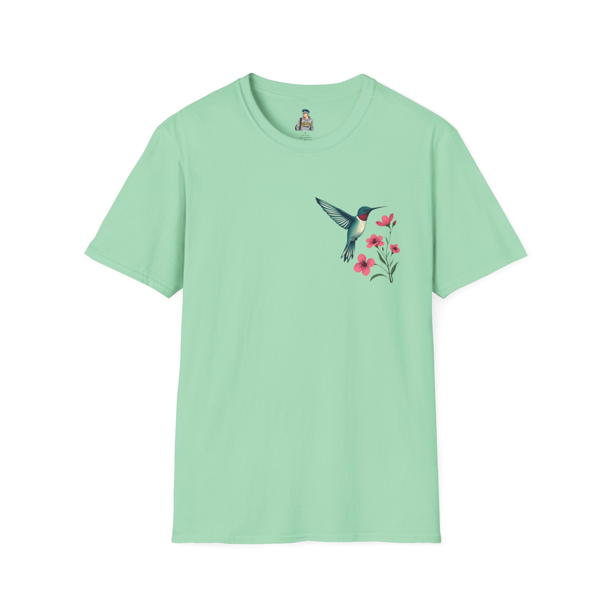 Floral Hummingbird T-Shirt - EqualiTees.Me