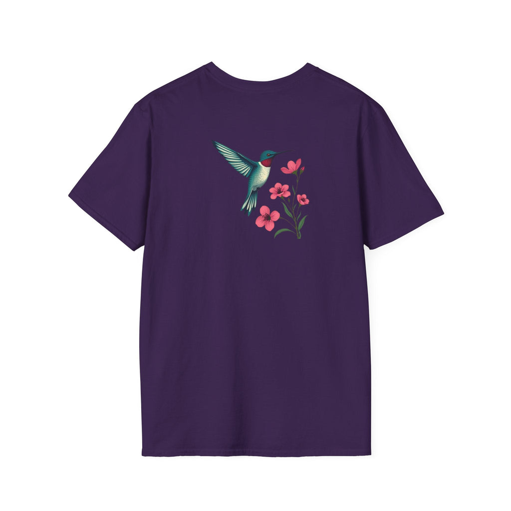 Floral Hummingbird T-Shirt - EqualiTees.Me